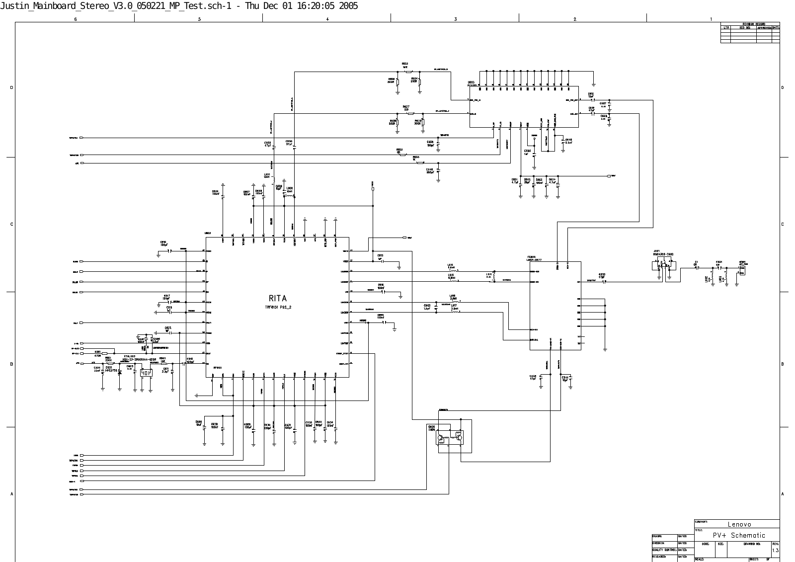 FLY X10, E700 Schematic