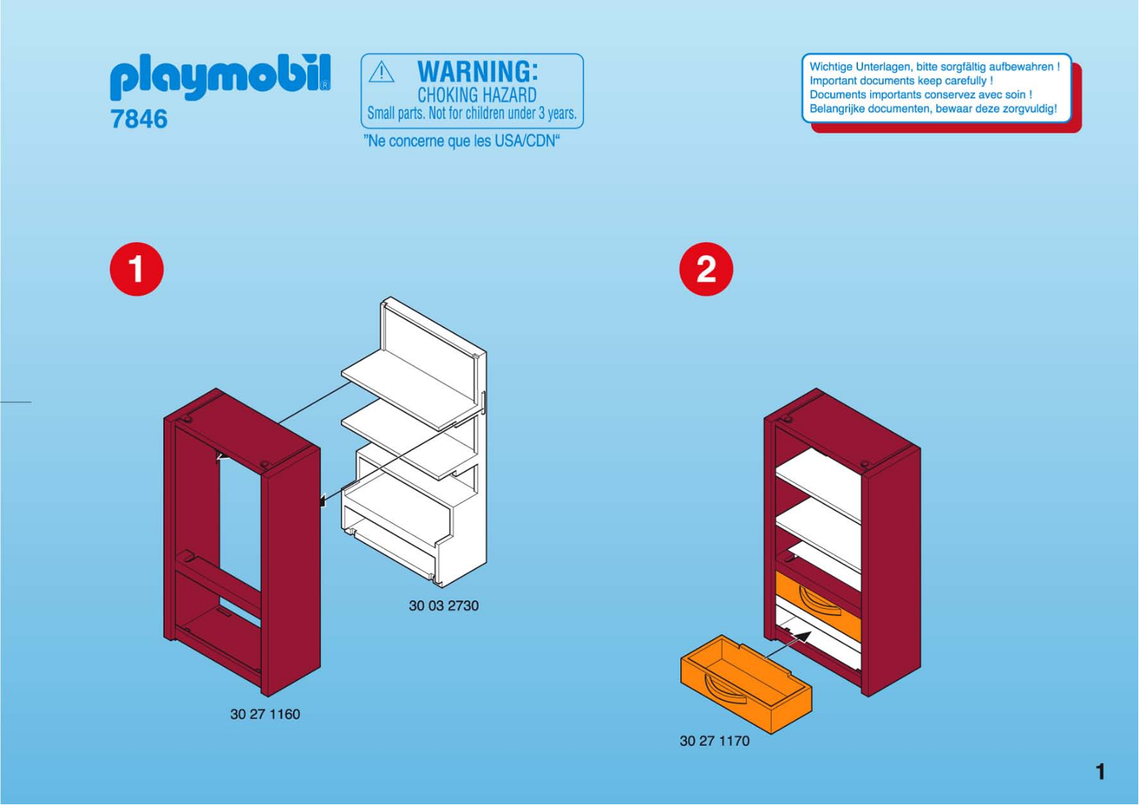 Playmobil 7846 Instructions