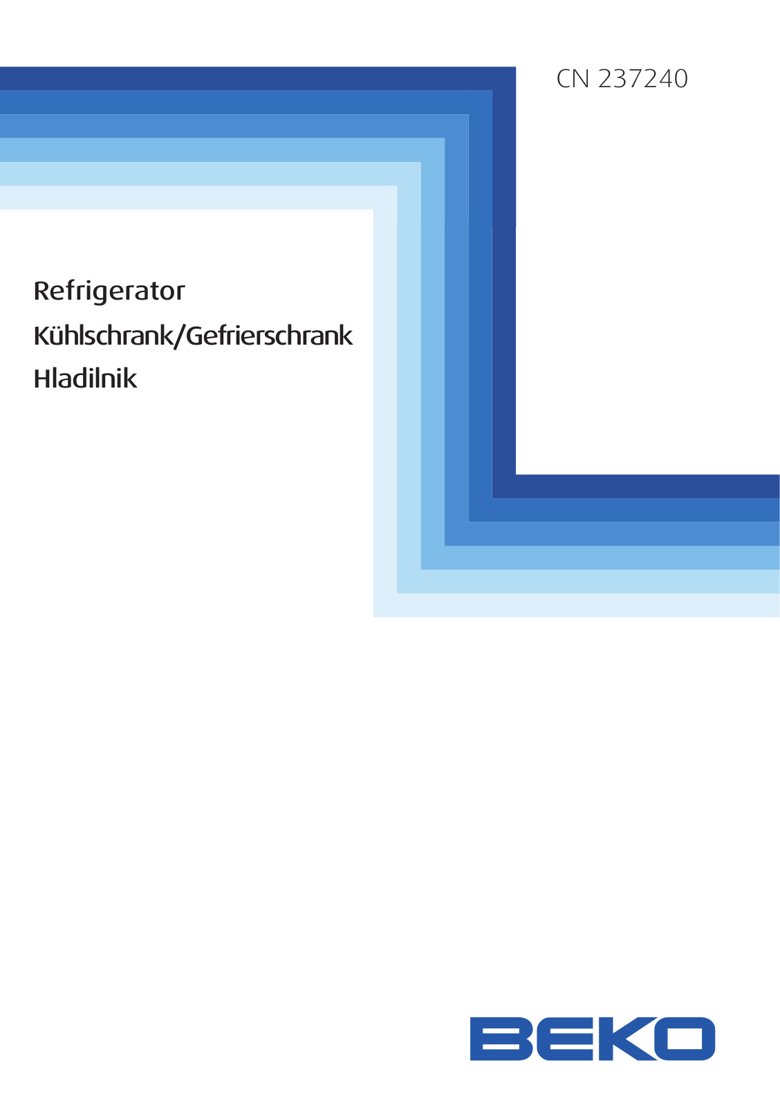 Beko CN 237240 Operating Instructions