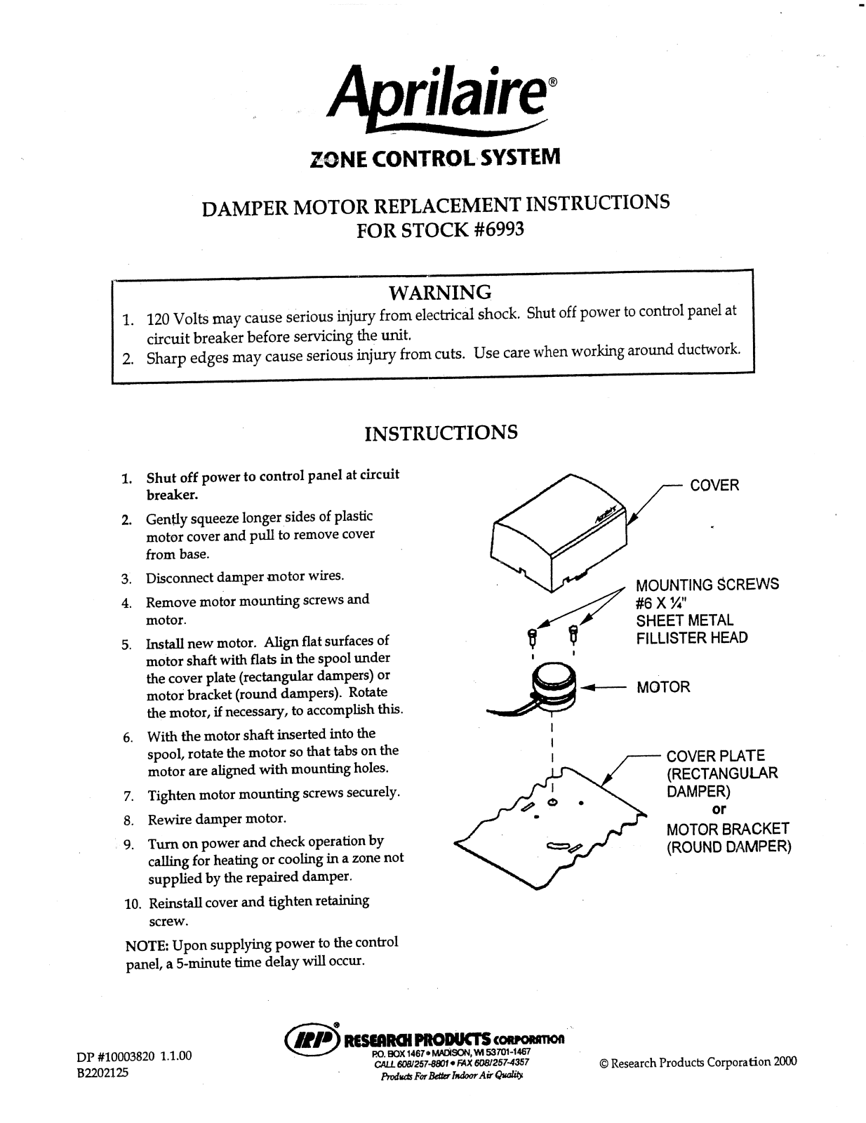 Aprilaire 6993 User Guide - ManualMachine.com