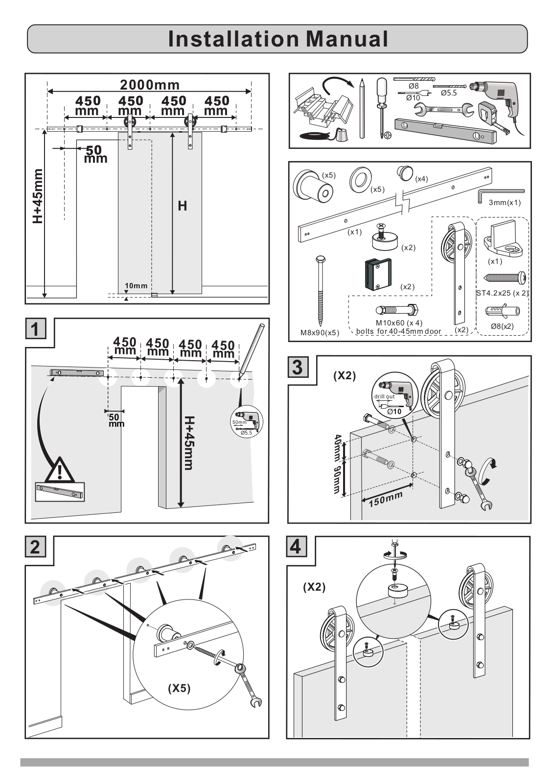 Quiet Glide CSHW1009 Installation & Assembly - ManualMachine.com