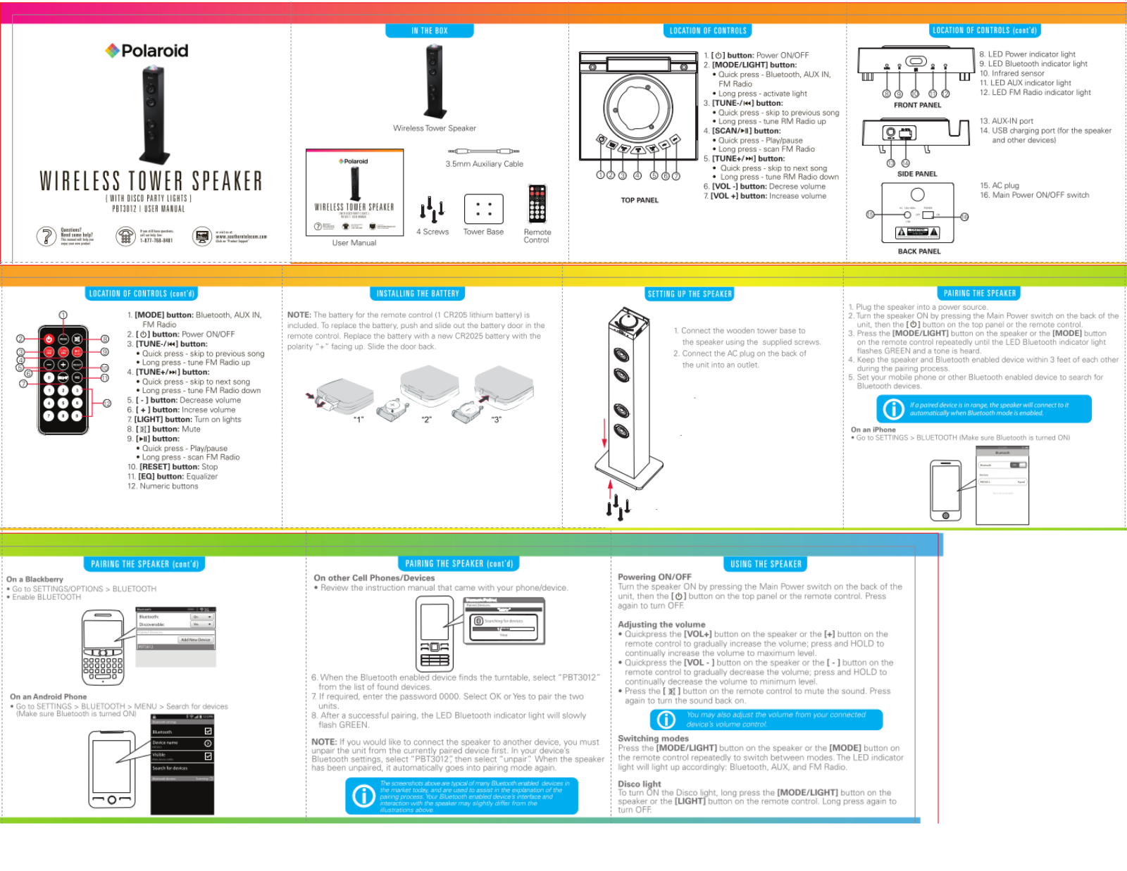 CHINA ELECTRONICS PBT3012 User Manual