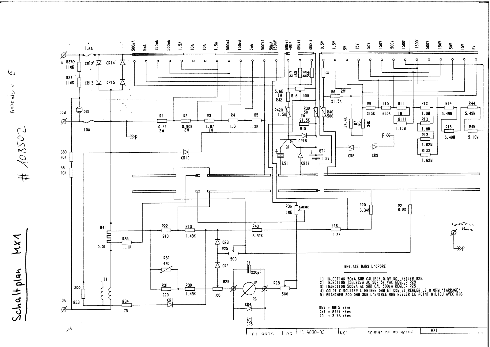 Metrix MX1 User guide