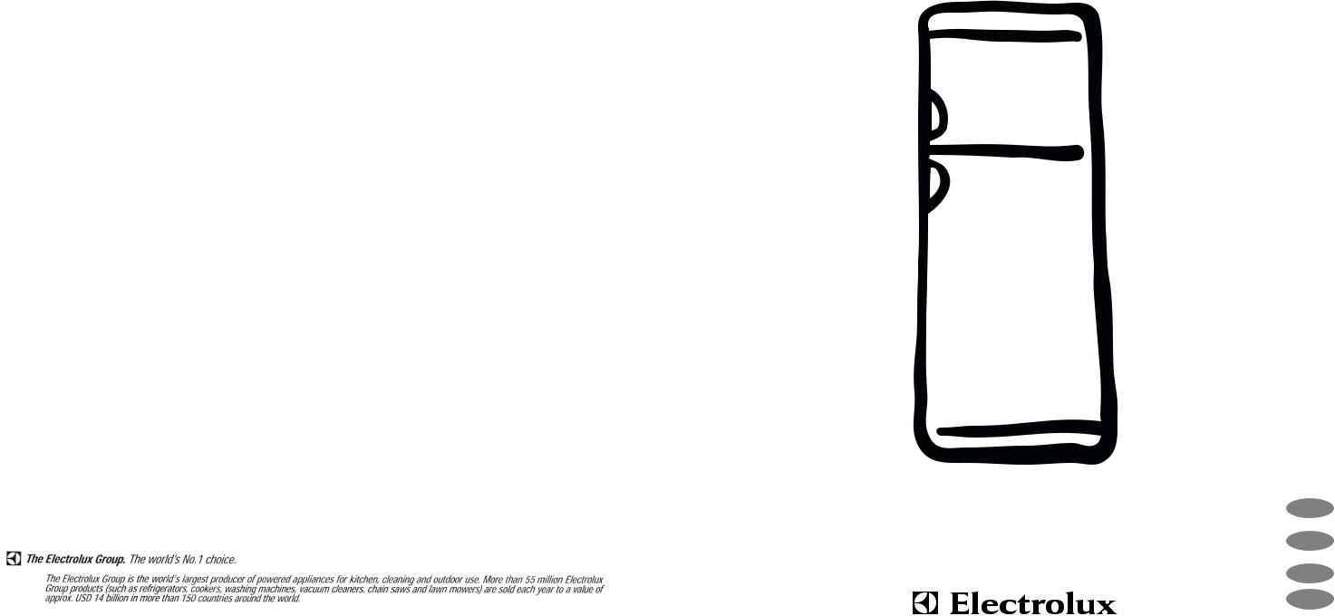 electrolux ERD3323 INSTRUCTION BOOK