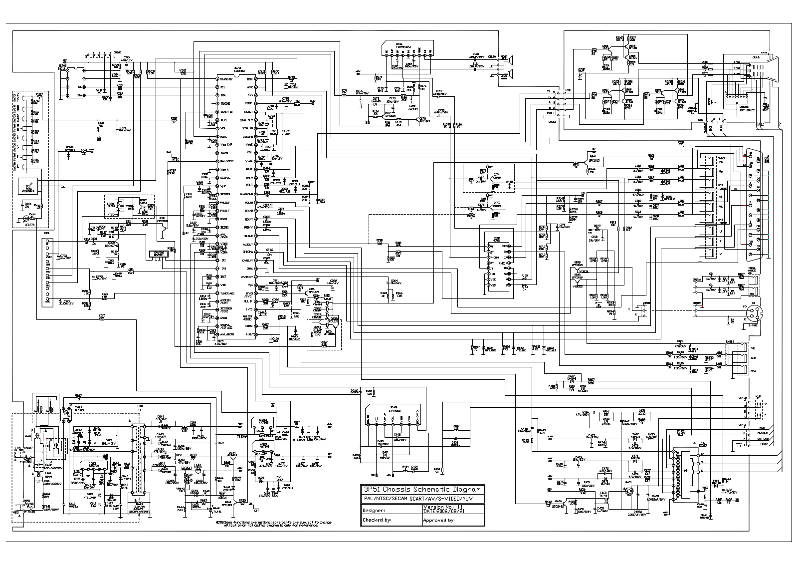 Erisson 21F7 Schematics