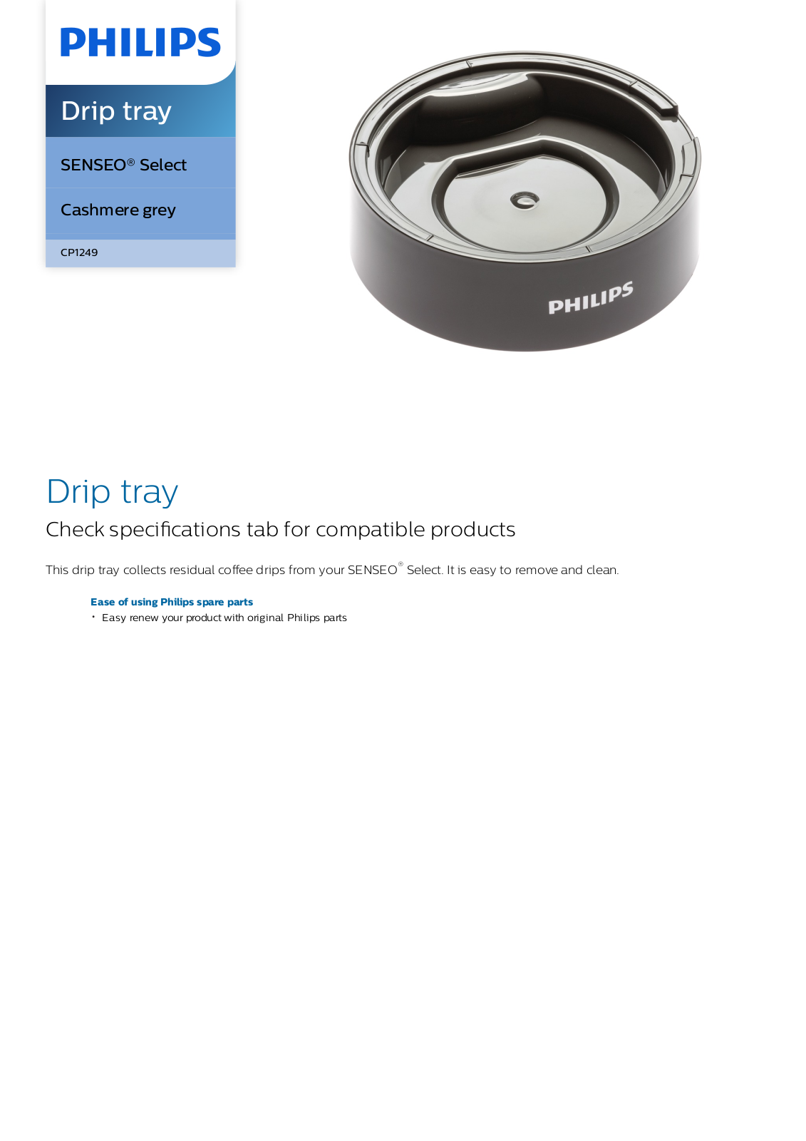 Philips CP1249/01 leaflet - ManualMachine.com