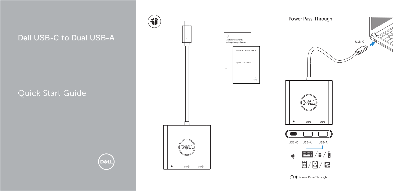 Dell USB-C to Dual USB-A Service Manual