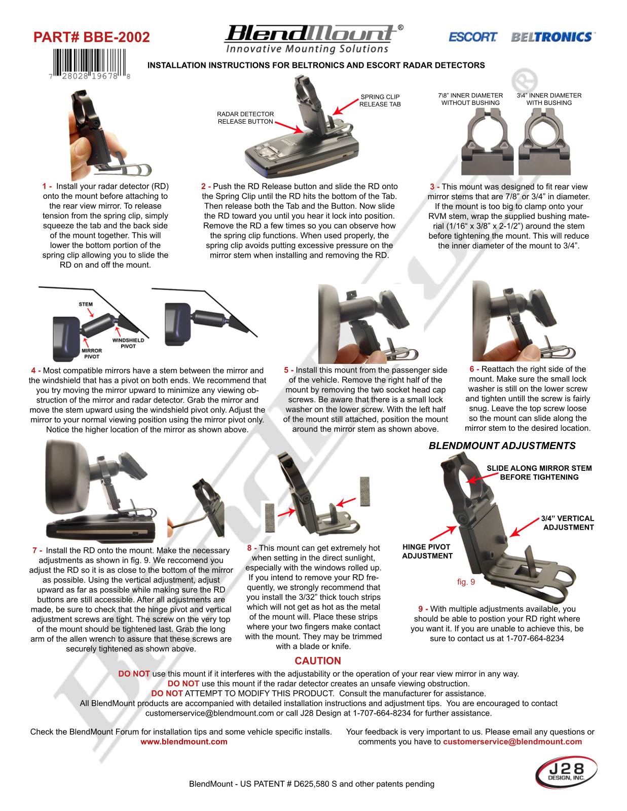 BlendMount BBE-2002 Installation Manual - ManualMachine.com