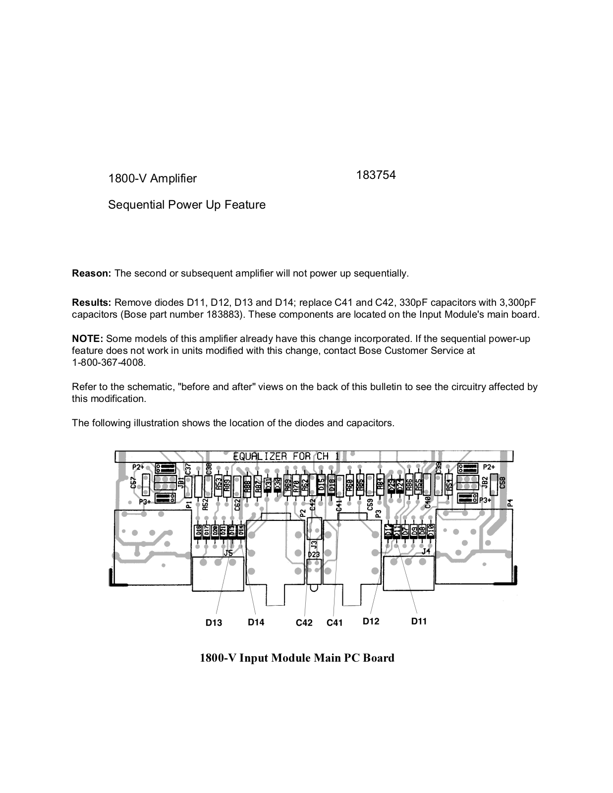 BOSE 183754 Schematic