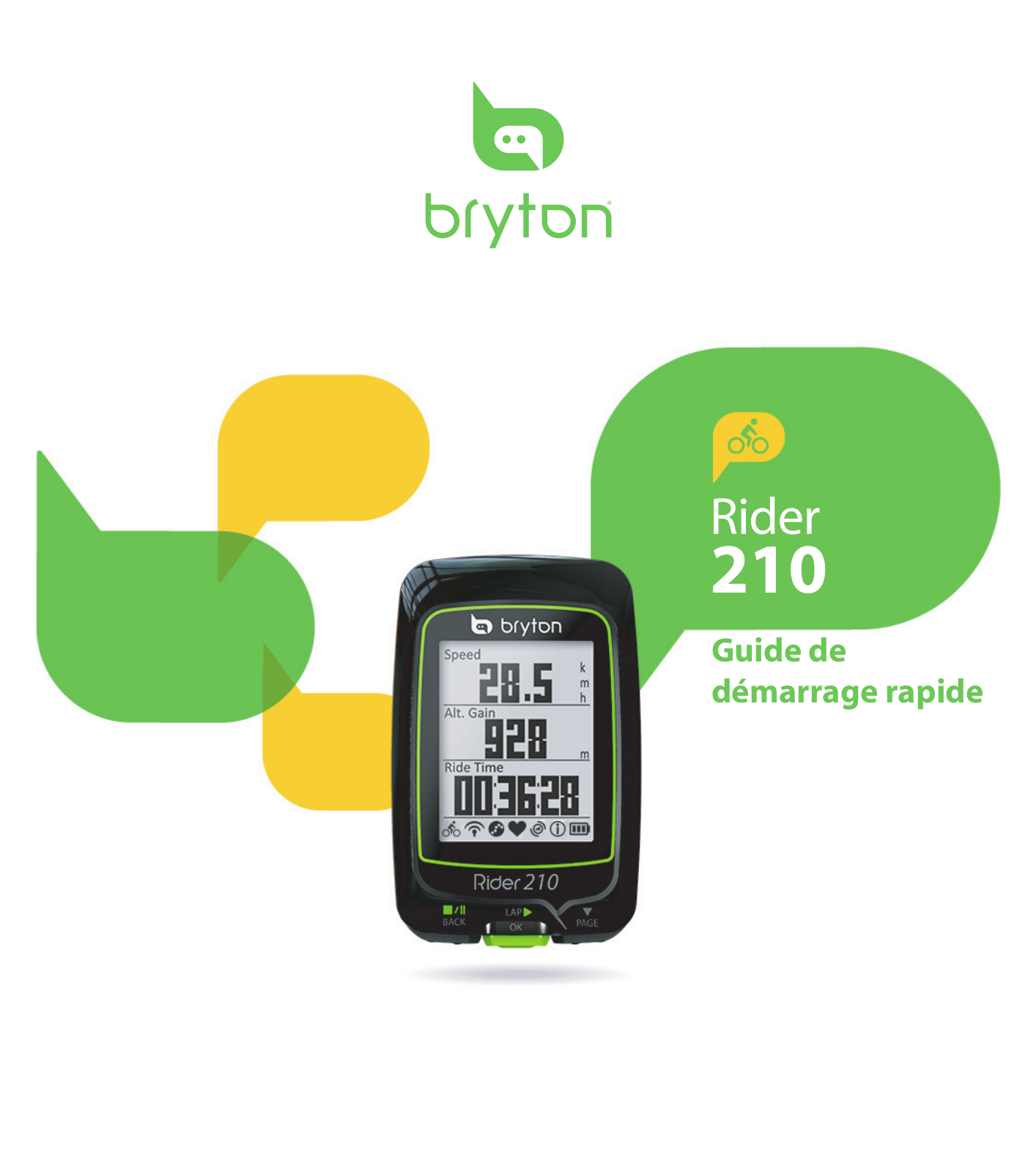 BRYTON Rider 210 Guide rapide