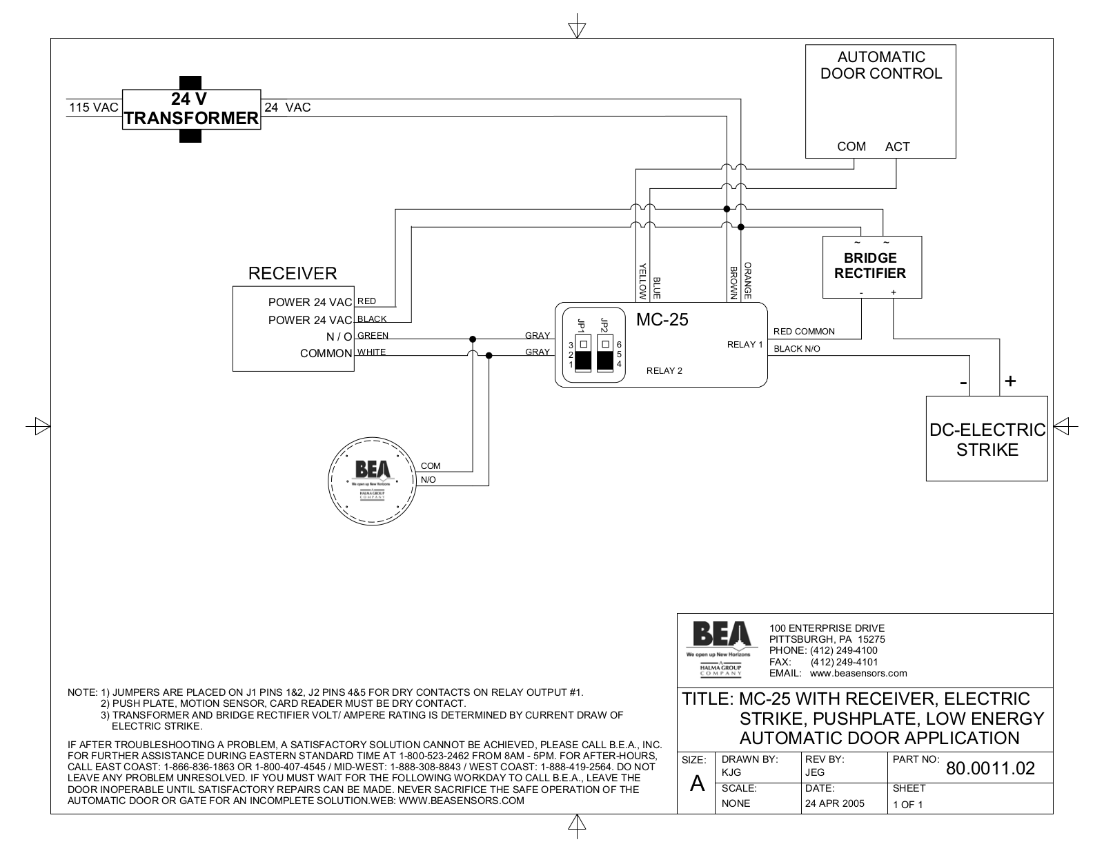 BEA 80.0011.02 User Manual