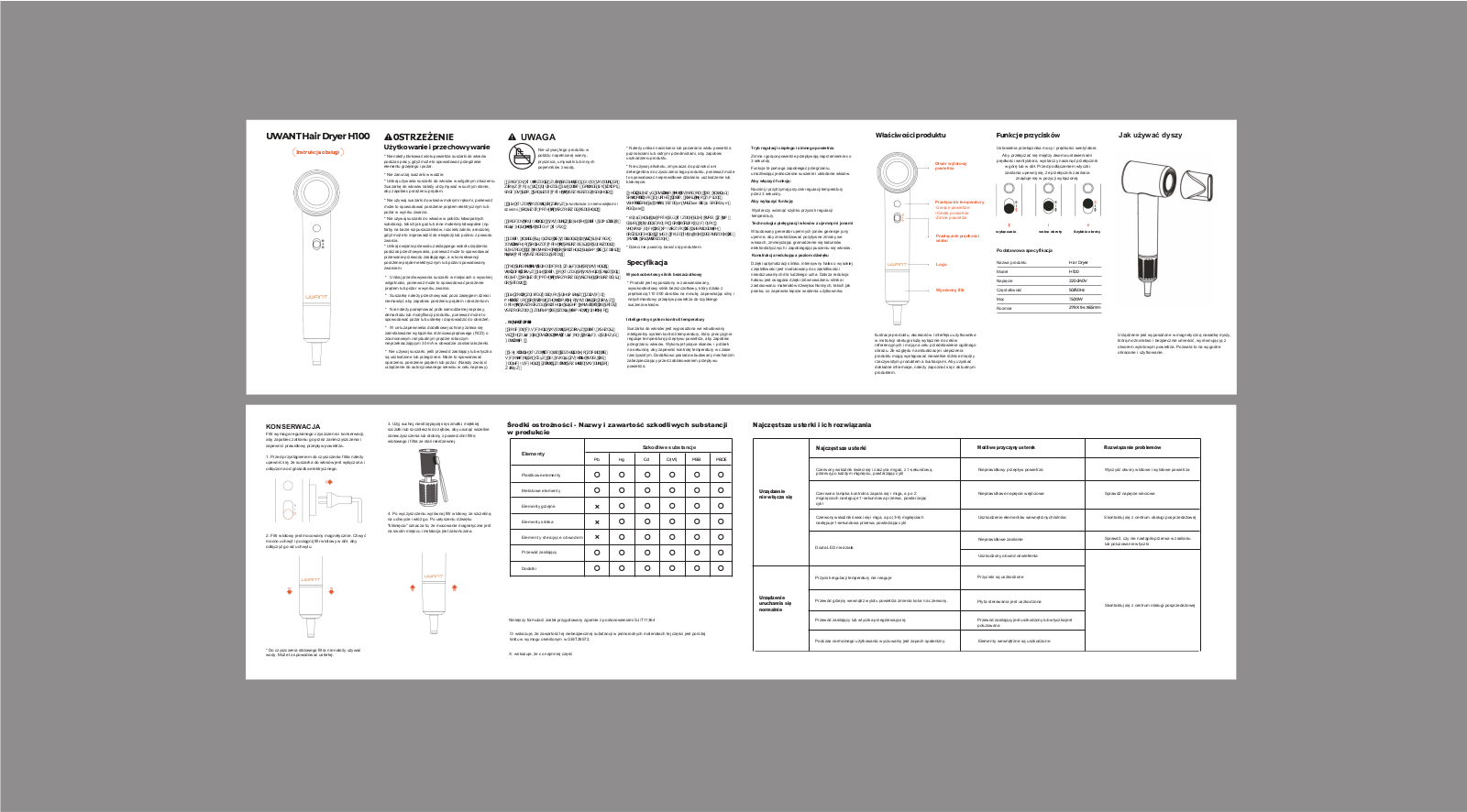 UWANT H100 User guide - ManualMachine.com