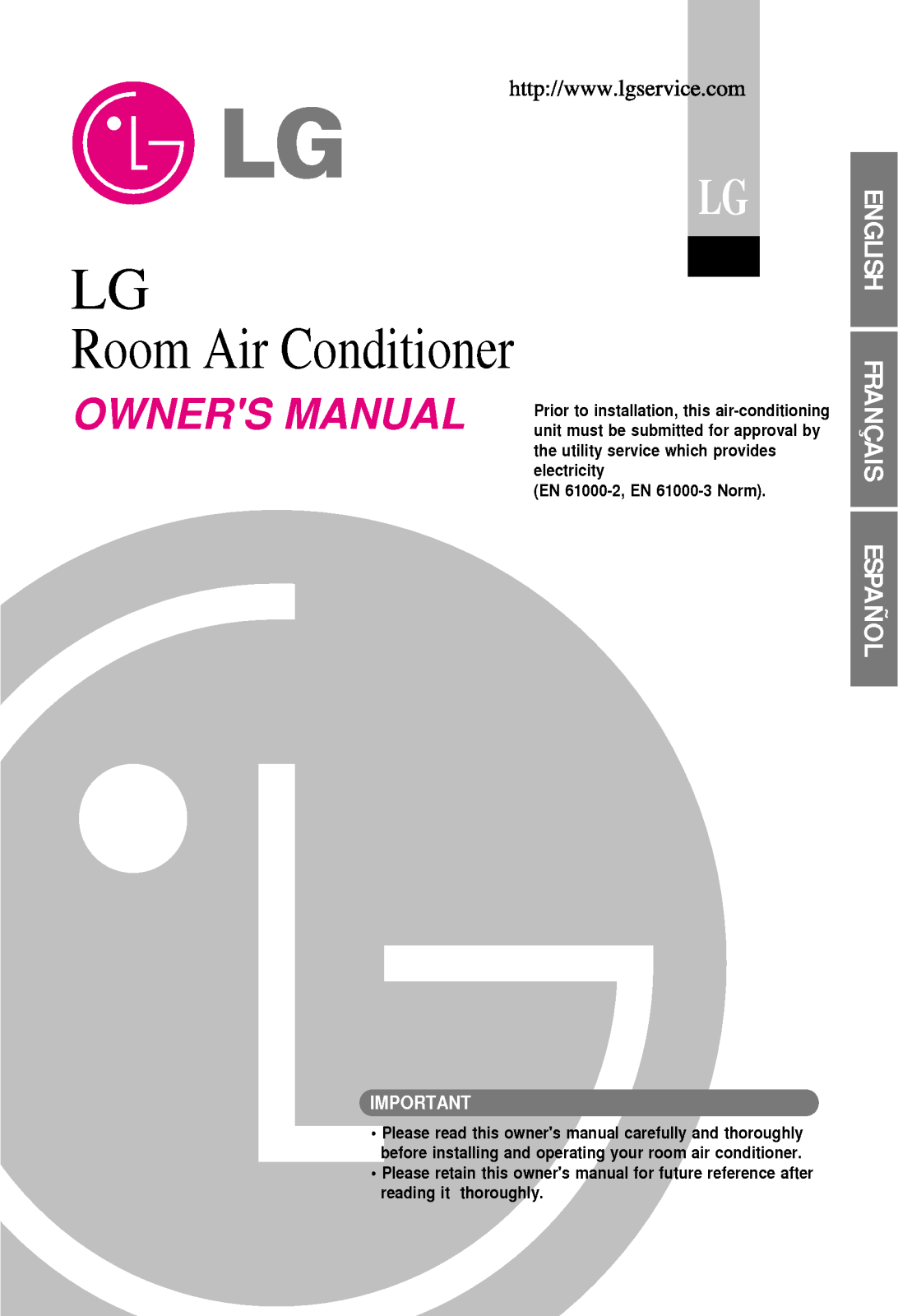 LG LS240HPI, ASNC0914DH0, LS090CPI, LS240CPO, ASUC0914DH0 Manual