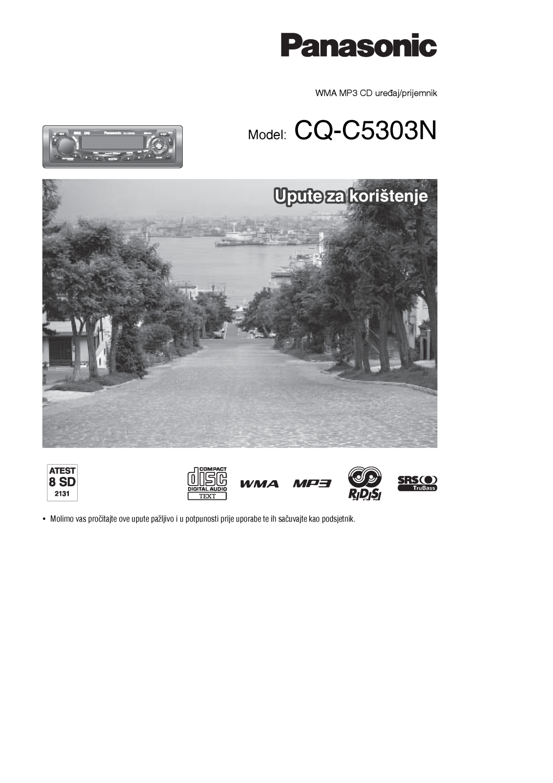 Panasonic CQ-C5303N User Manual