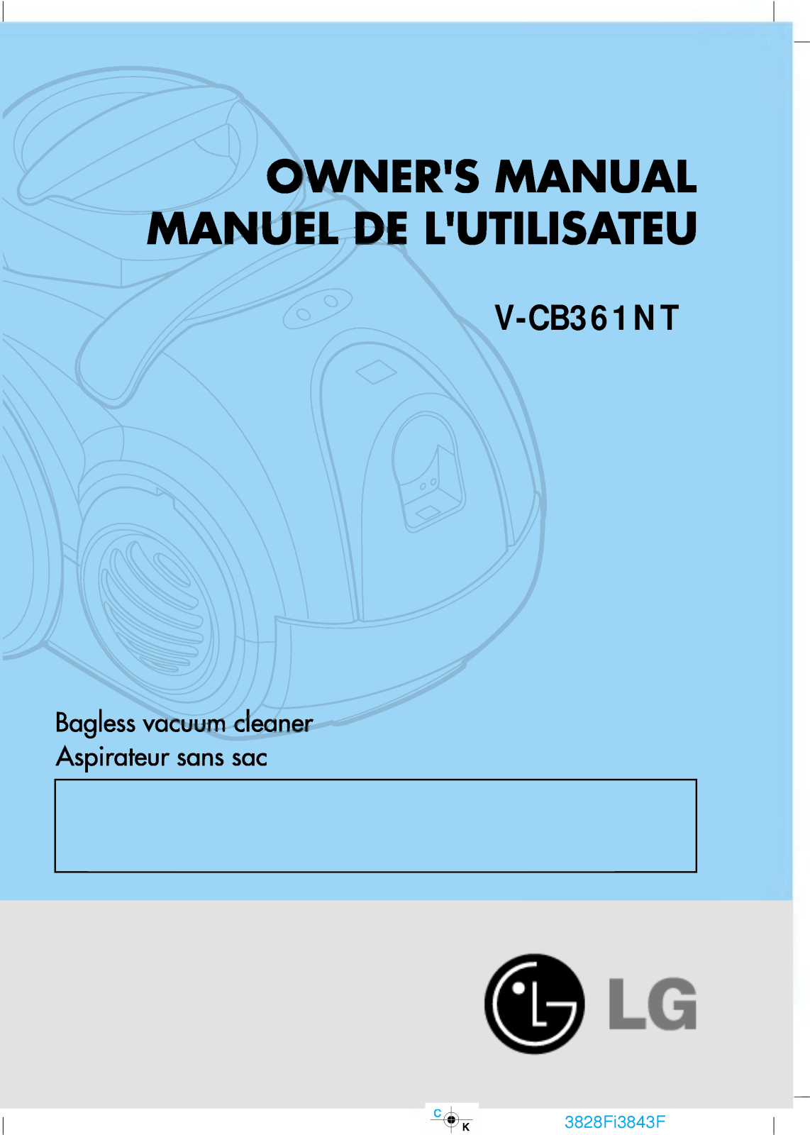 LG V-CB361NT User manual