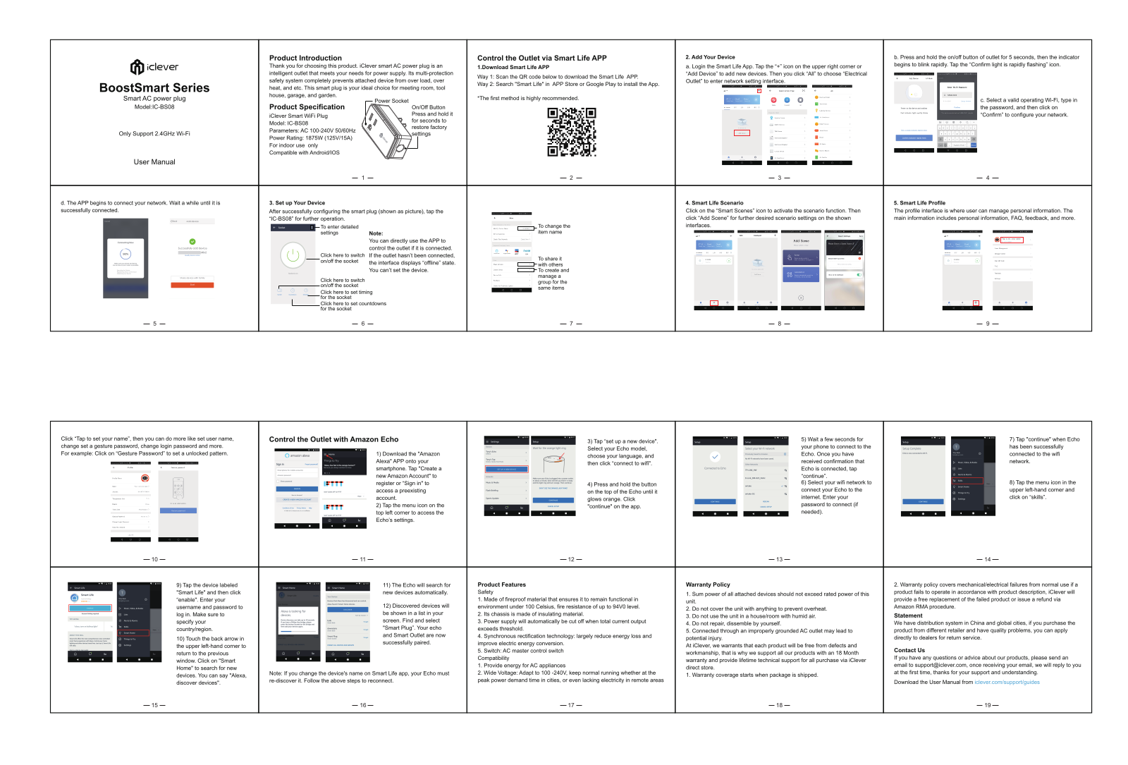 Iclever IC-BS08 User Manual