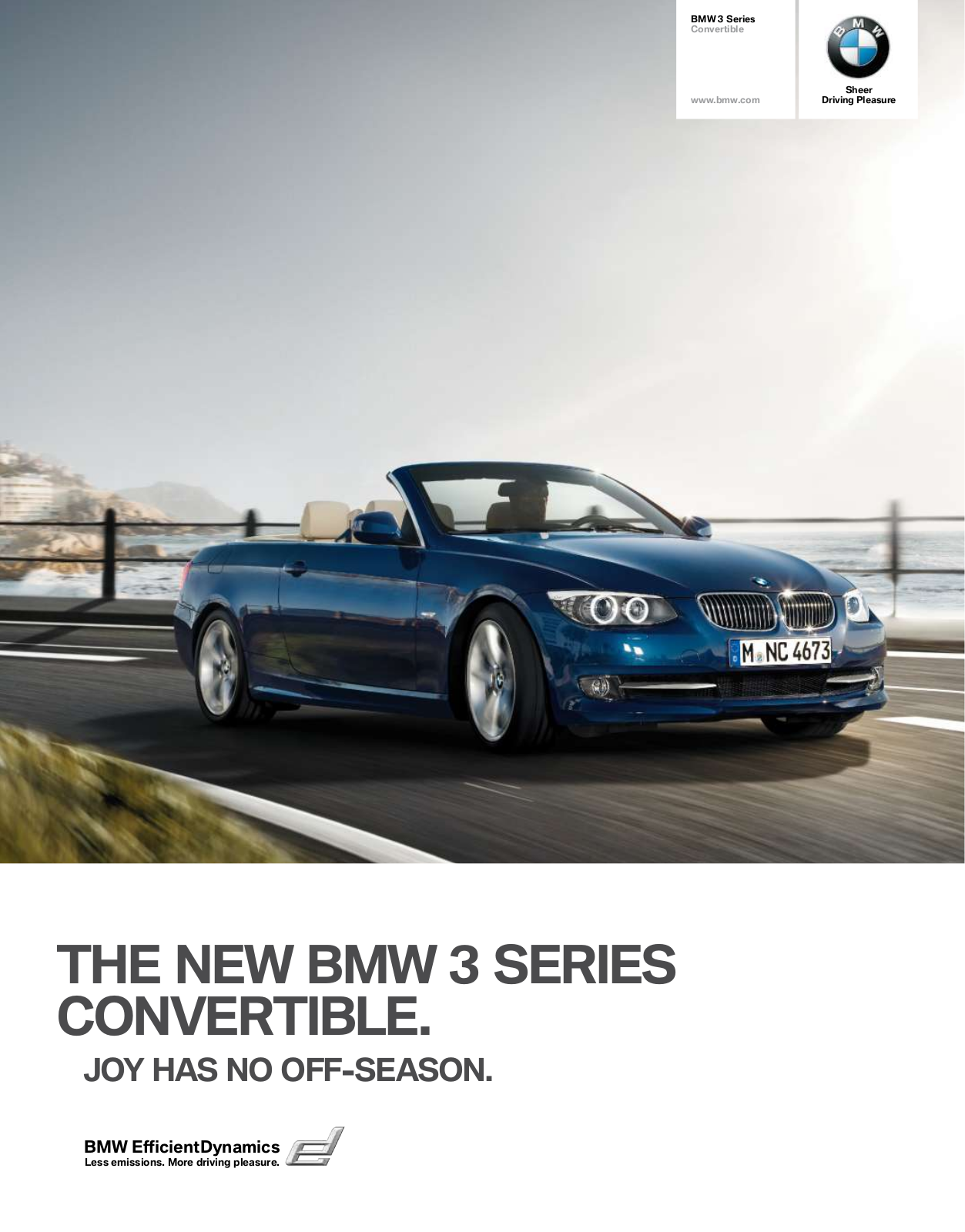 BMW 330 CABRIOLET  2010, 3 SERIES, 325 CABRIOLET  2010, 335 CABRIOLET  2010, 318 CABRIOLET  2010 BROCHURE