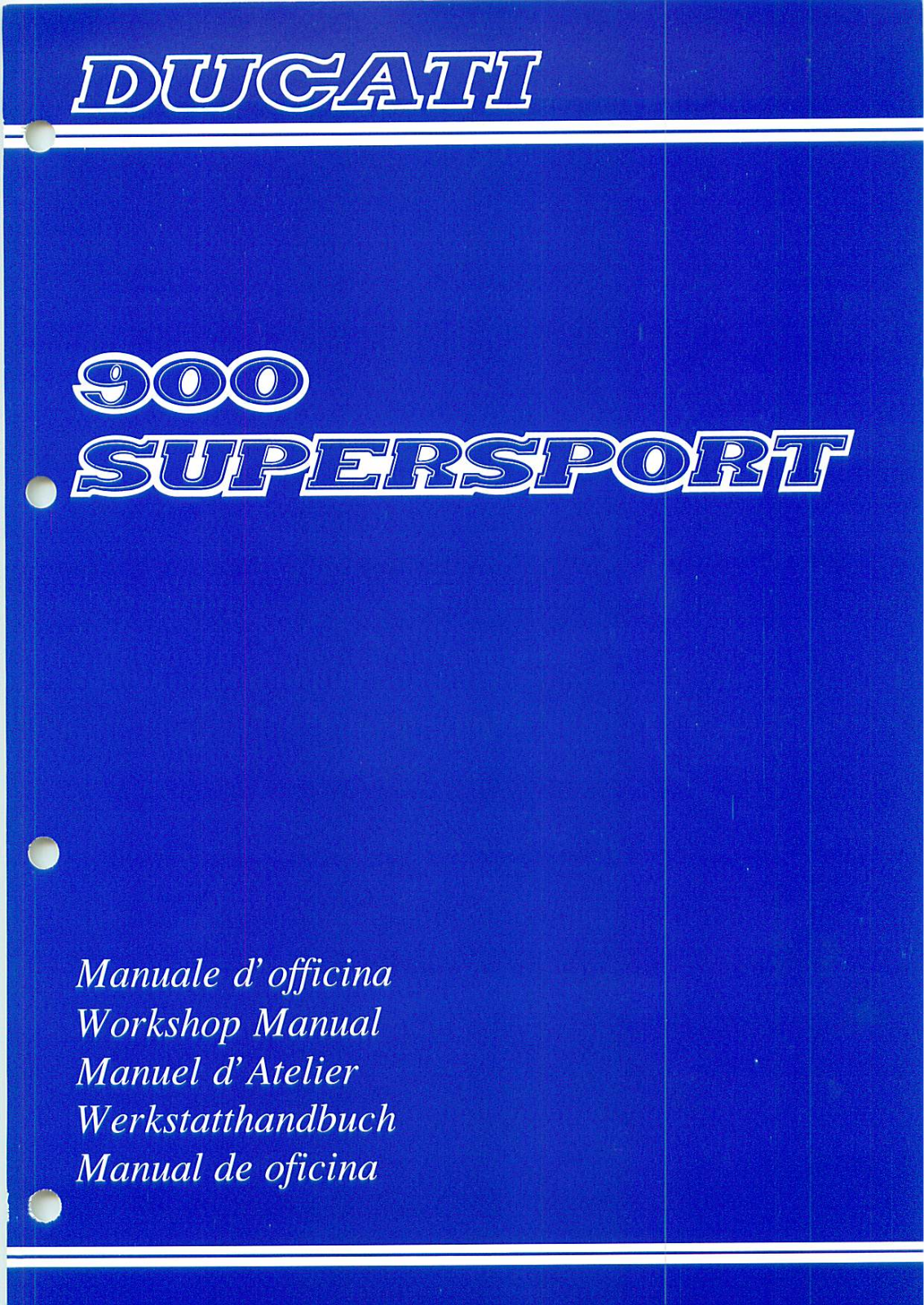 Ducati 900 Service Manual