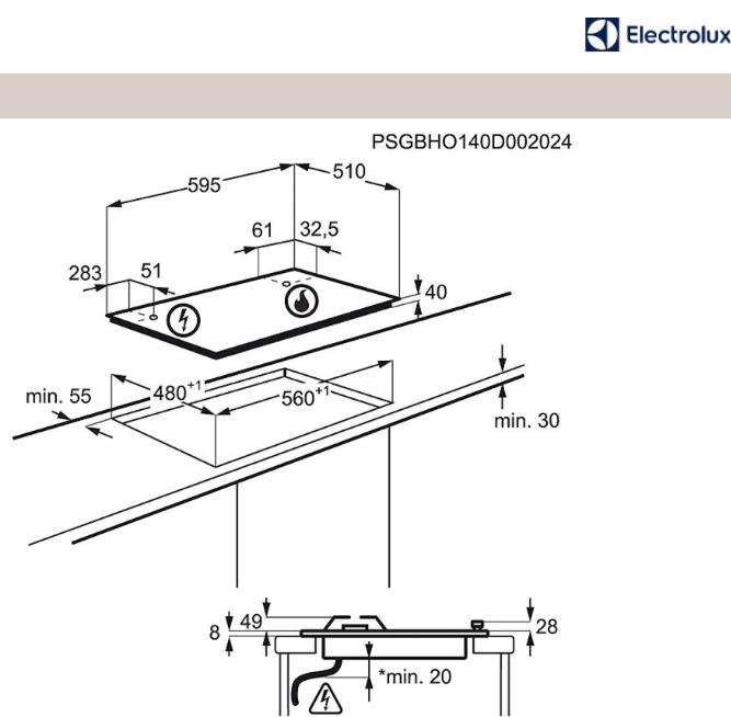 Electrolux EGH96333BX User Manual