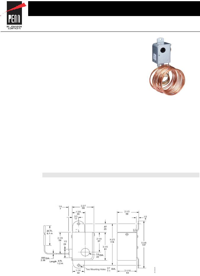 Johnson Controls A11 Series Data Sheet