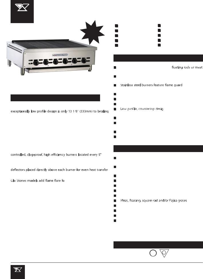 Bakers Pride HDCB Series, HDCRB Series General Manual