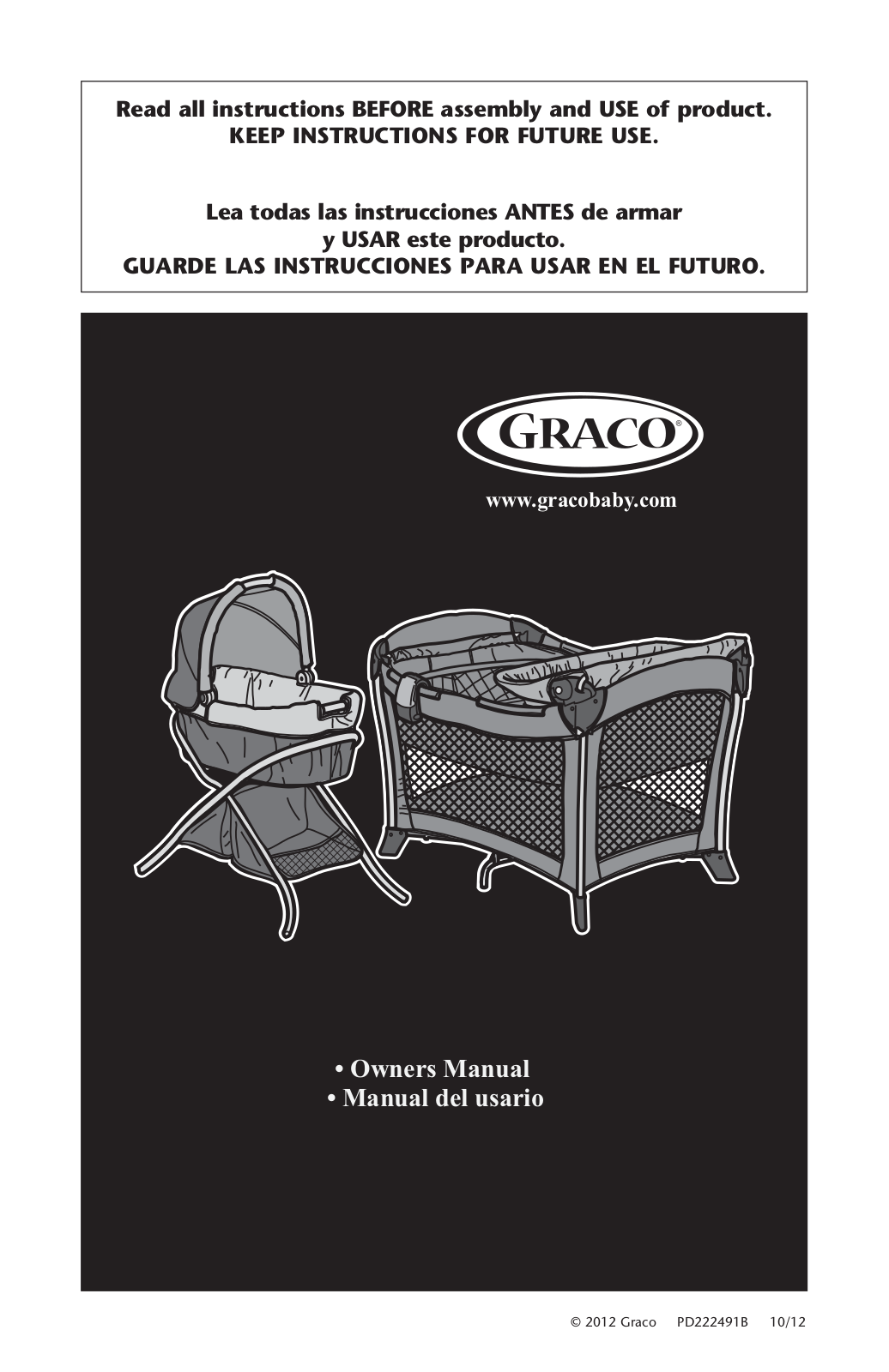 Graco Care Station Playards Owner's Manual