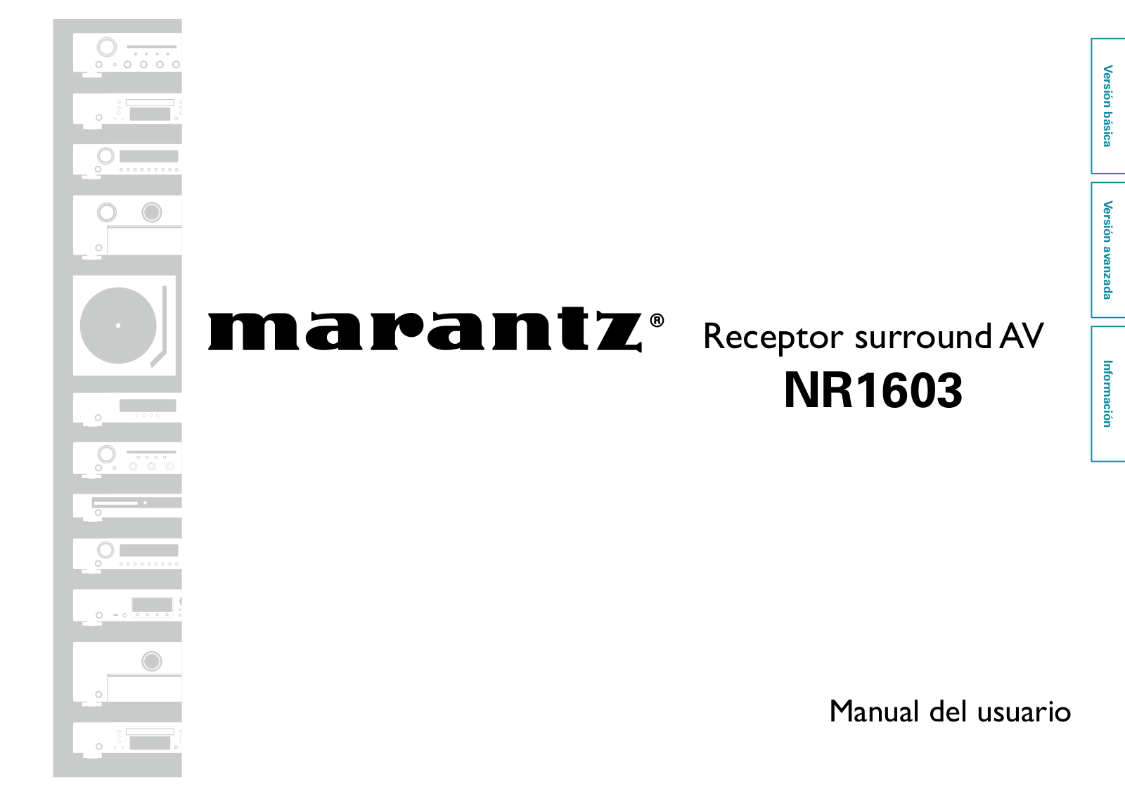 Marantz NR1603 Owners Manual