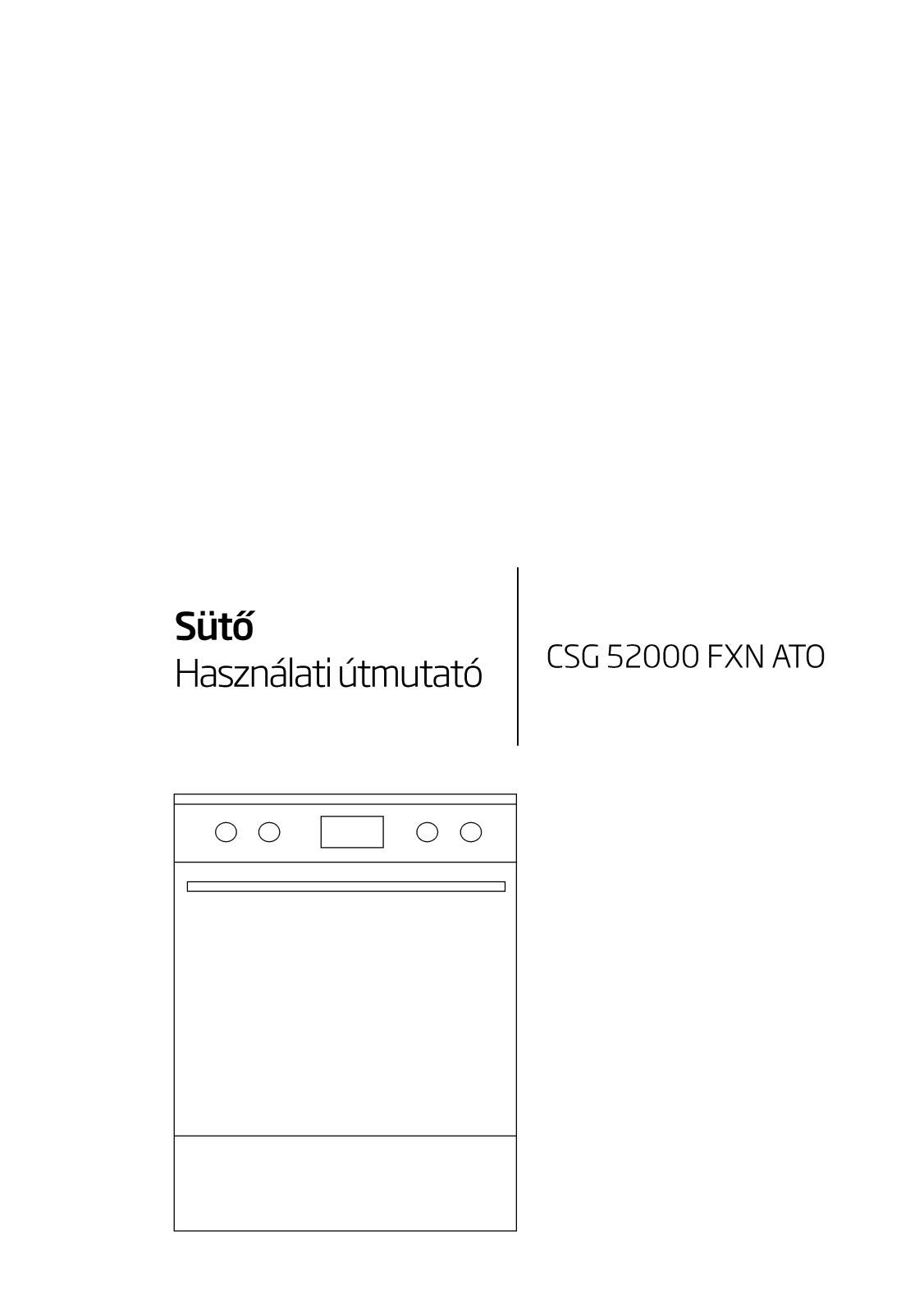 Beko CSG52000FXNATO User manual