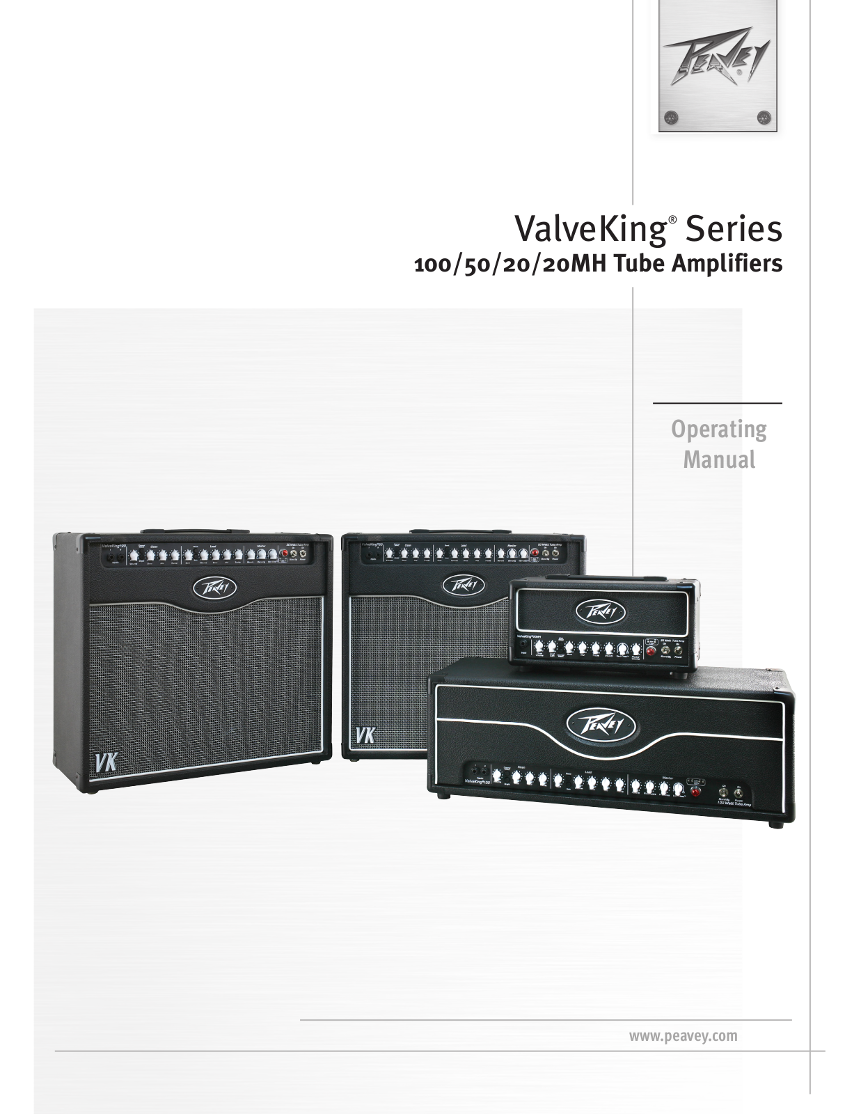 Peavey ValveKing  Series Operating Manual