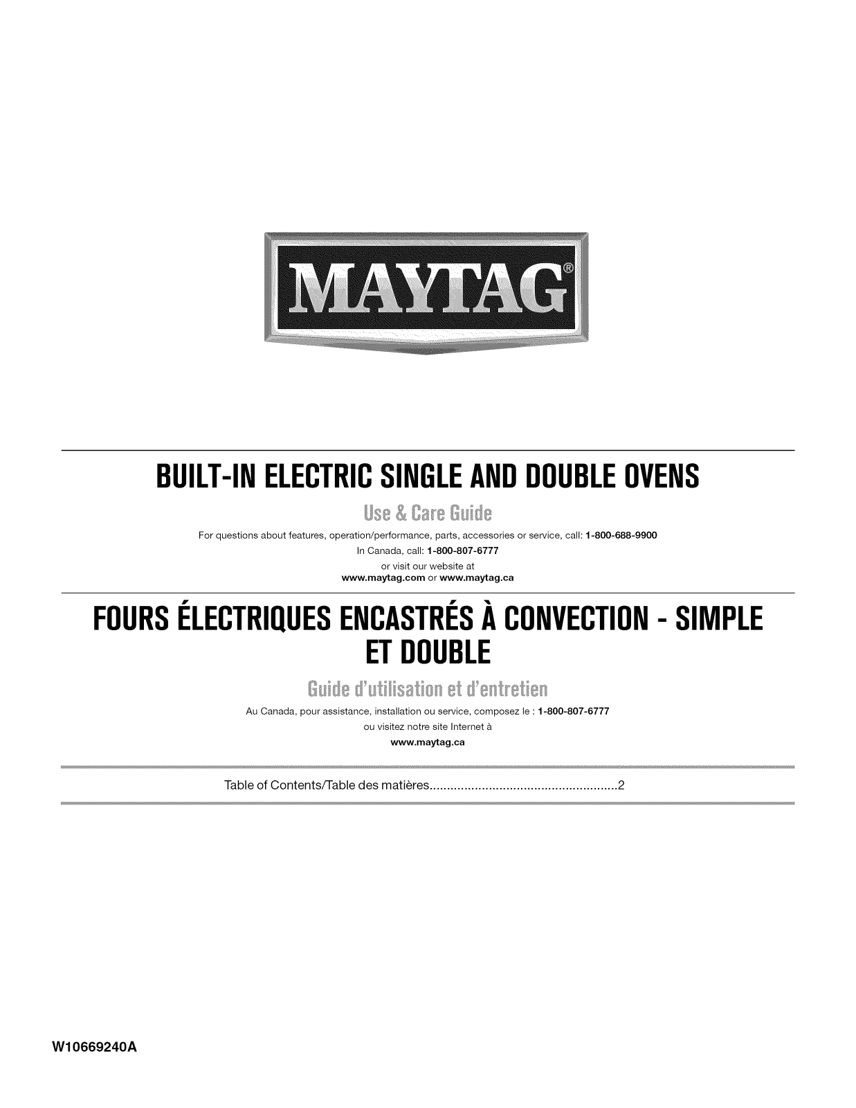 Maytag MEW7630DS00, MEW7630DH00, MEW7630DE00, MEW7627DS00, MEW7627DH00 Owner’s Manual