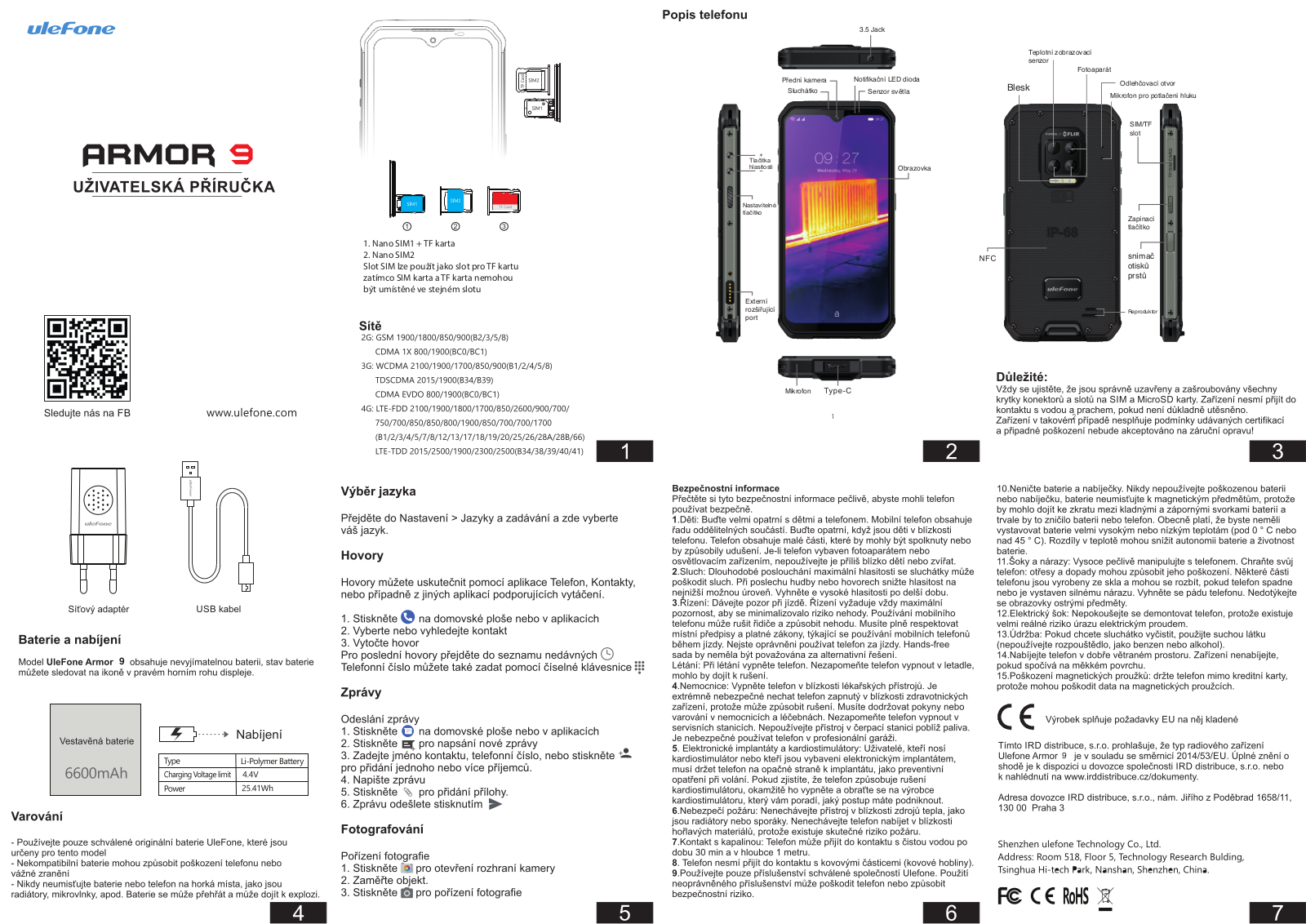 UleFone Armor 9 User Manual