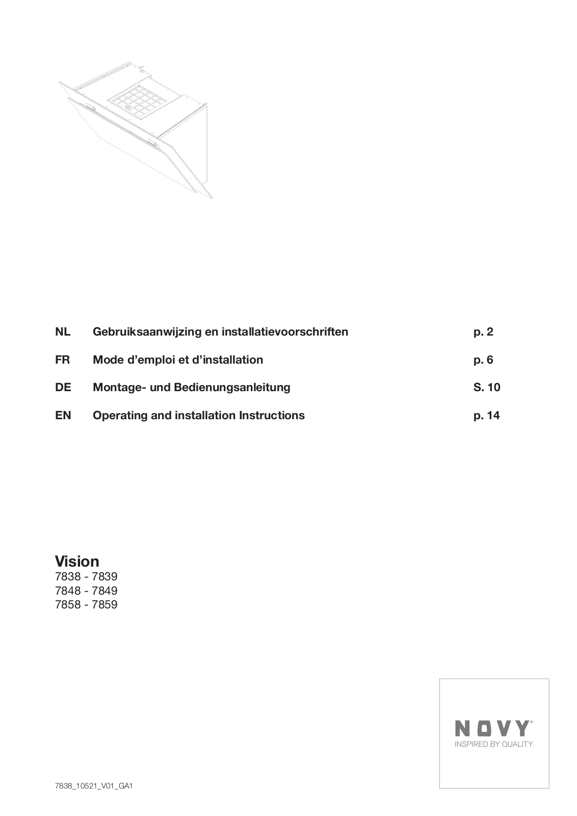 Novy VISION 7858 User Manual