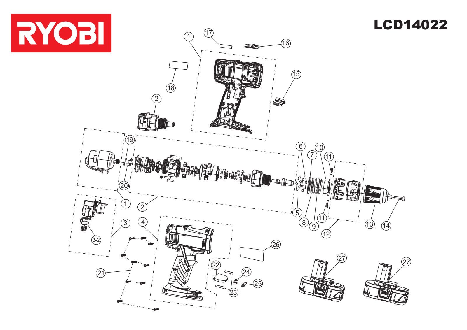 RYOBI LCD 14022 User Manual - ManualMachine.com