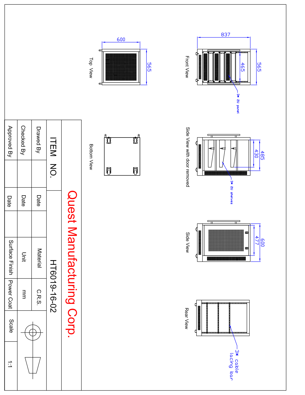 Quest Manufacturing QMG1122 Dimensions - ManualMachine.com