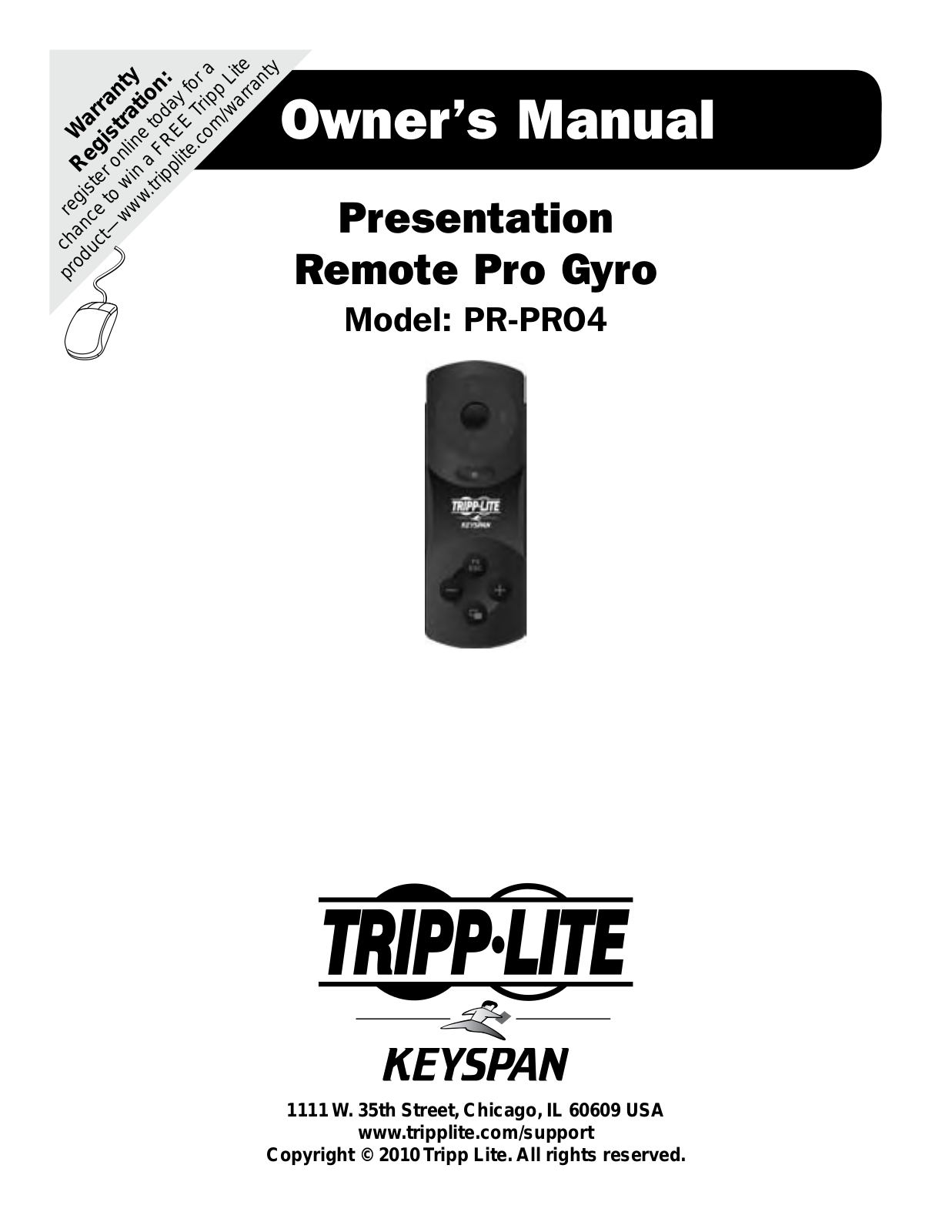 Keyspan PR-PRO4 User Manual