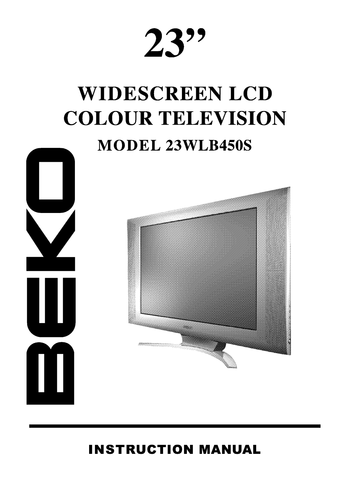 Beko 23WLB450S User Manual