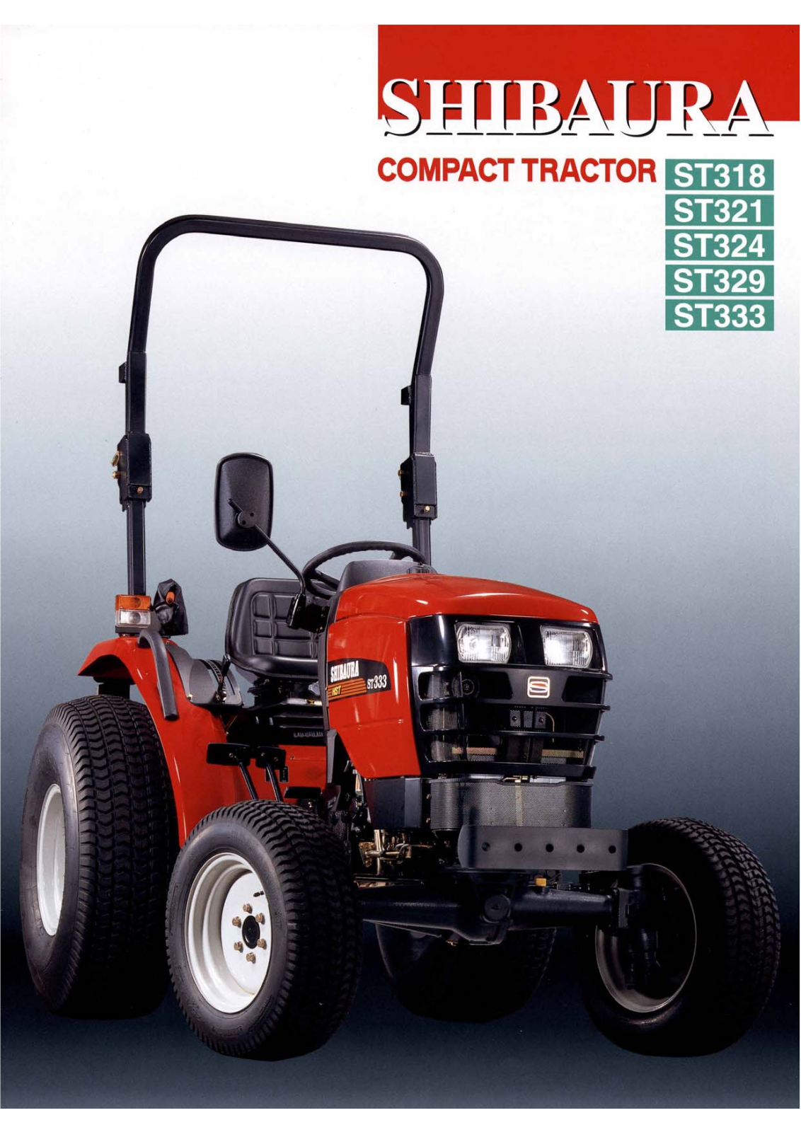 Shibaura ST321, ST333, ST324, ST318, ST329 User Manual