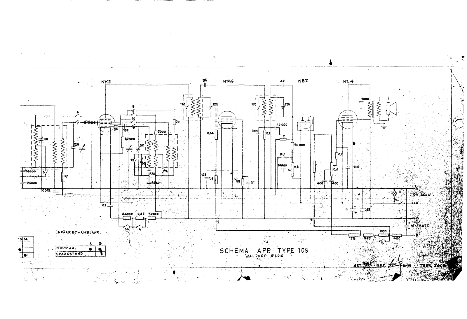 Waldorp 108 schematic