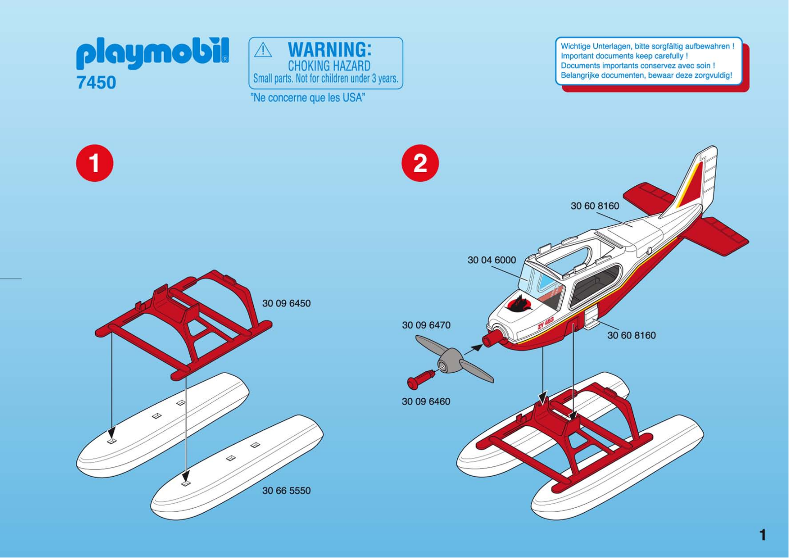 Playmobil 7450 Instructions