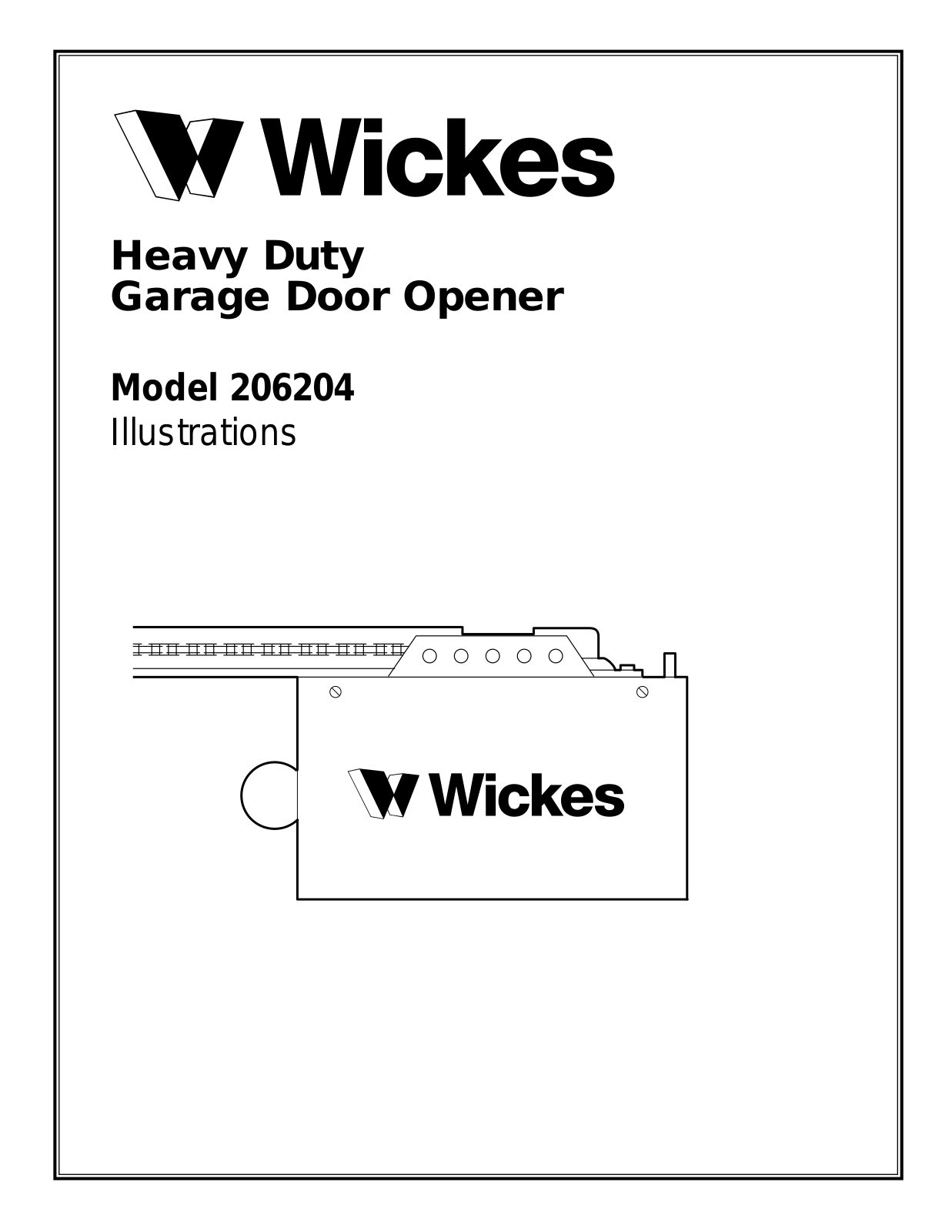 Wickes 206204 Installation Manual