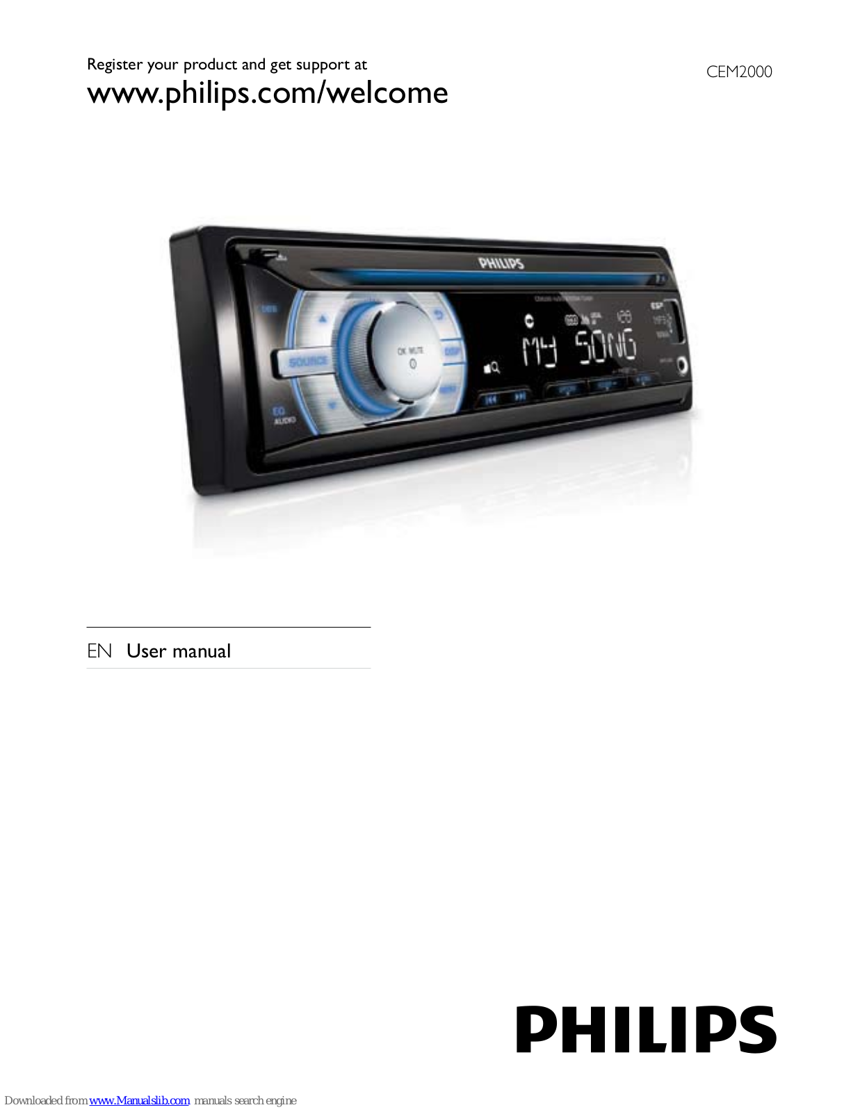 Philips CEM2000/55, CEM2000 User Manual - ManualMachine.com
