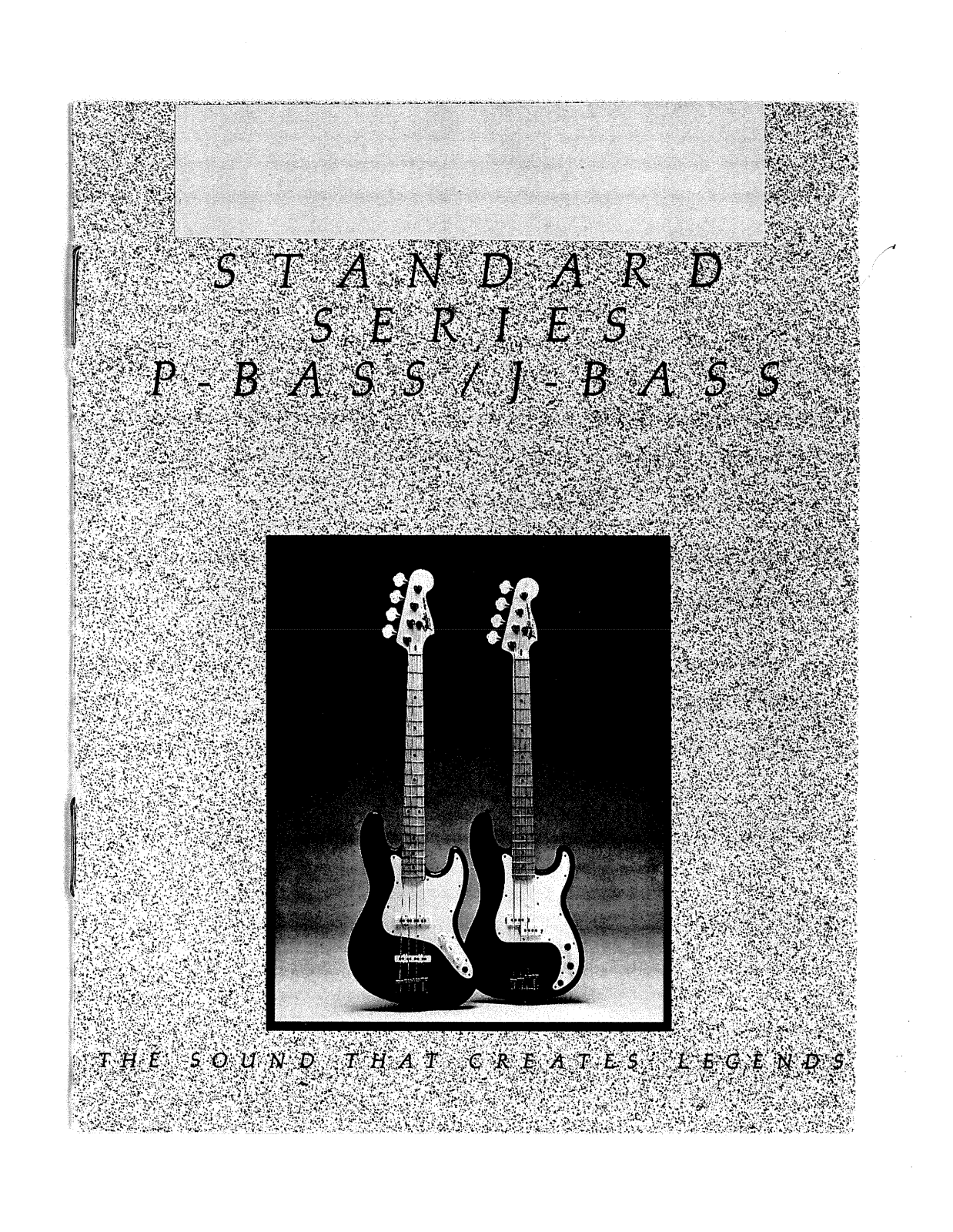 Fender Standard Precision and Jazz Basses Owner's Manual