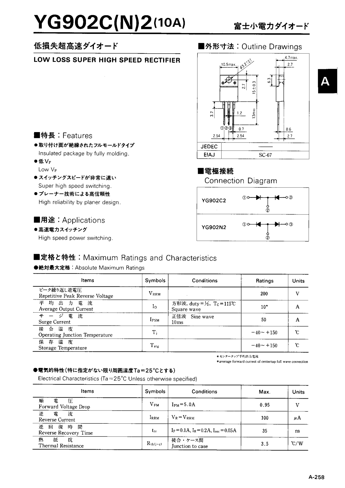 Collmer Semiconductor YG902N2, YG902C2 Datasheet