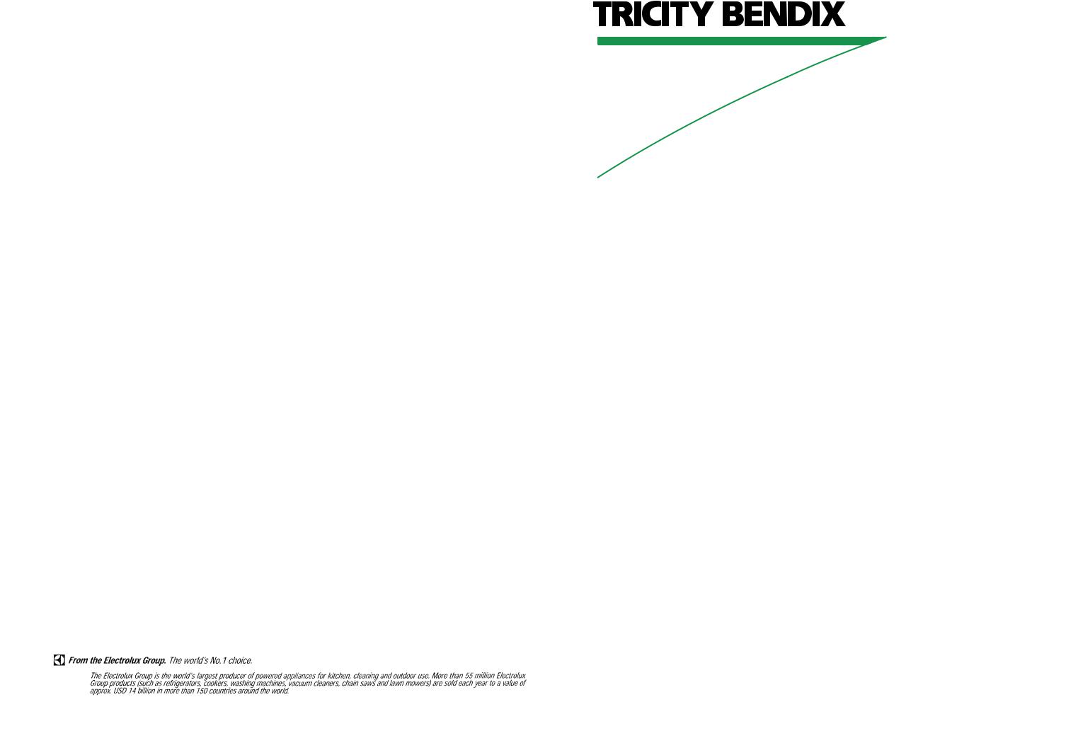 Tricity Bendix TB 112 FF User Manual