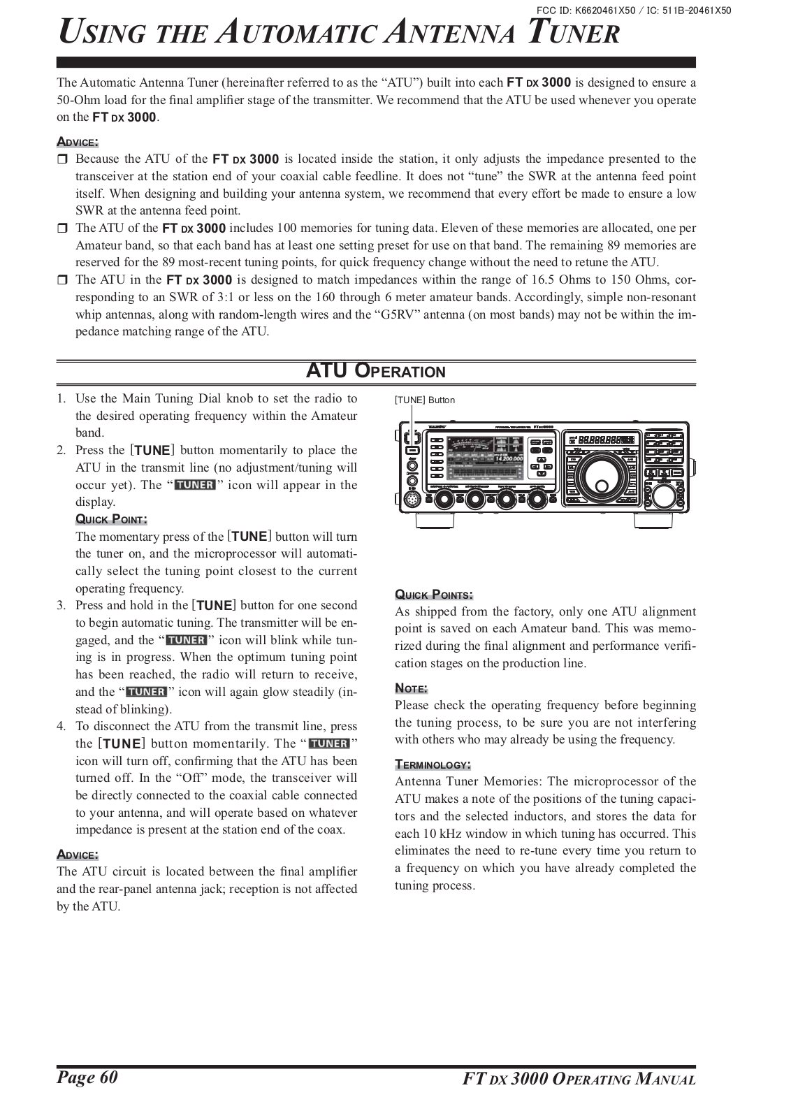 Yaesu Musen 20461X50 Users Manual