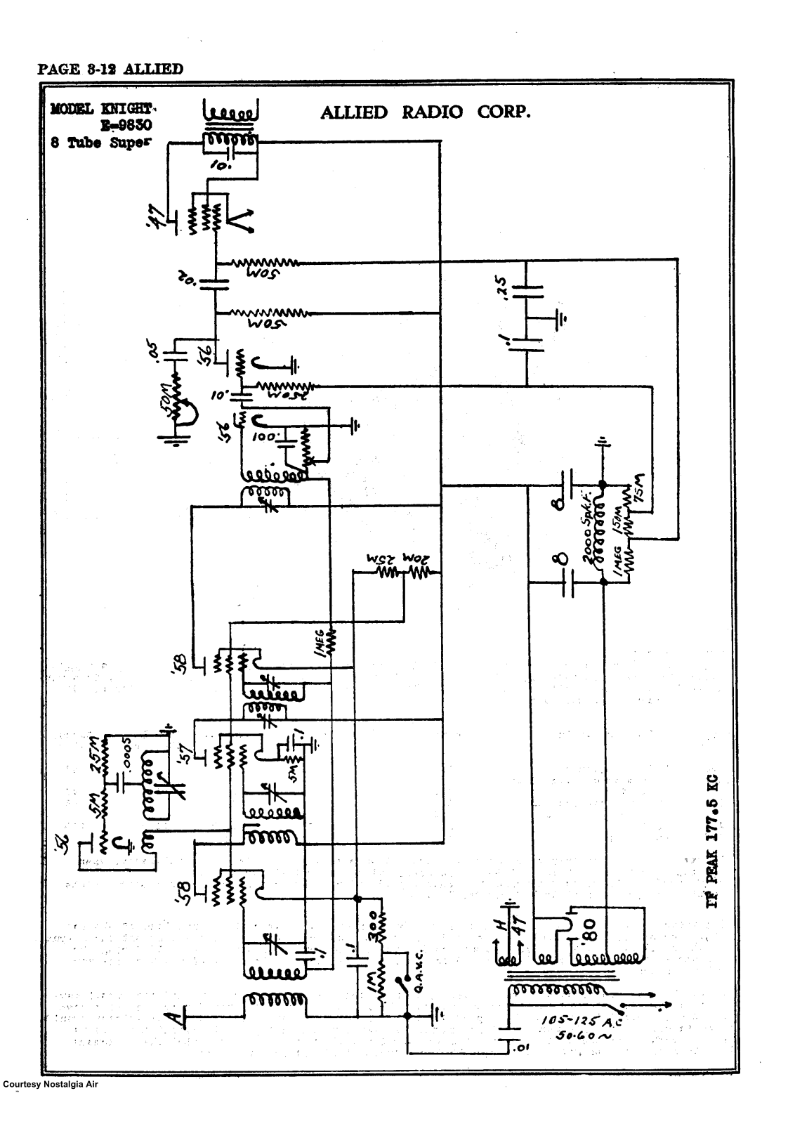 Allied Radio E9830 Schematic - ManualMachine.com