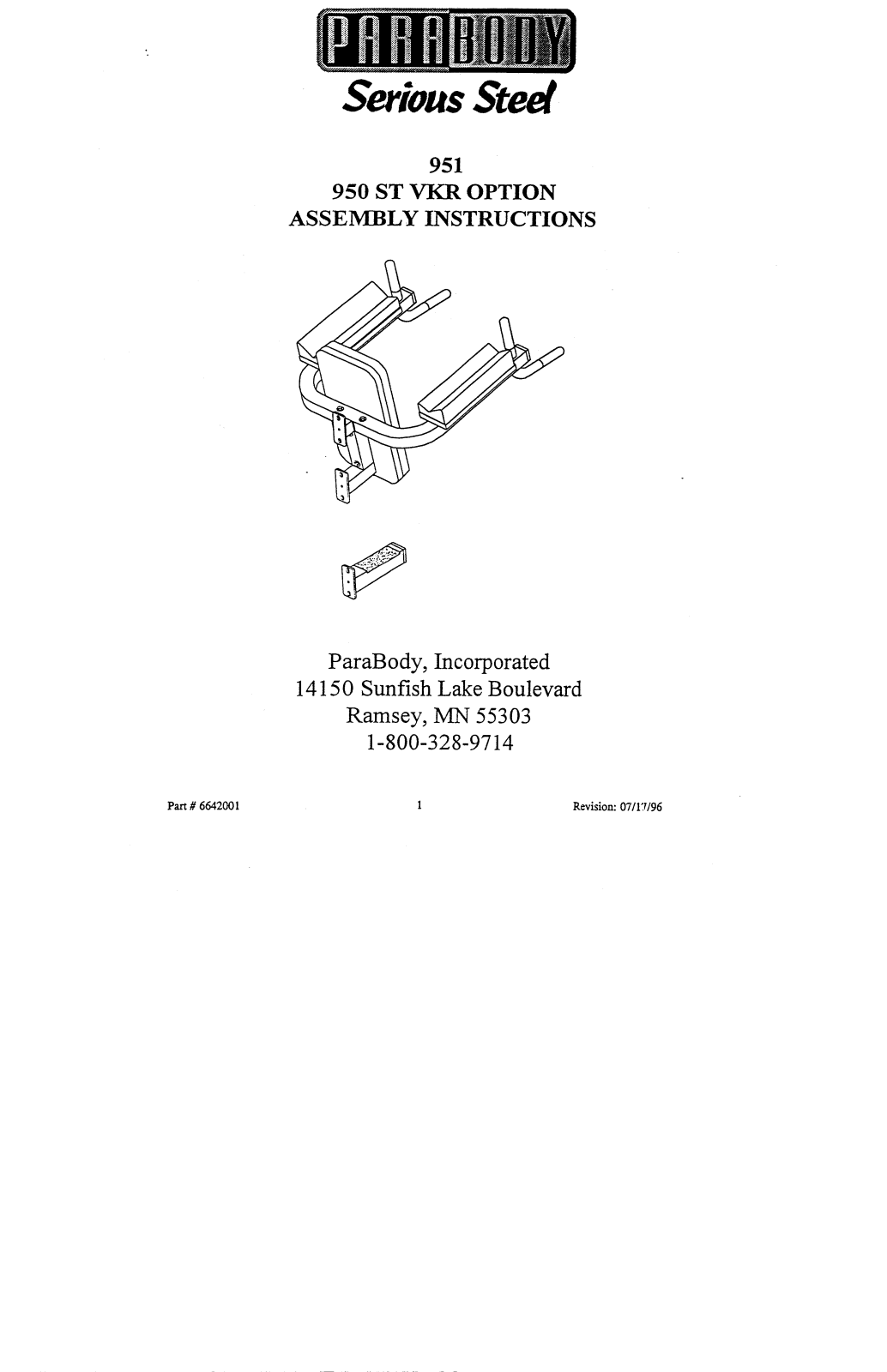 ParaBody 951 User Manual - ManualMachine.com