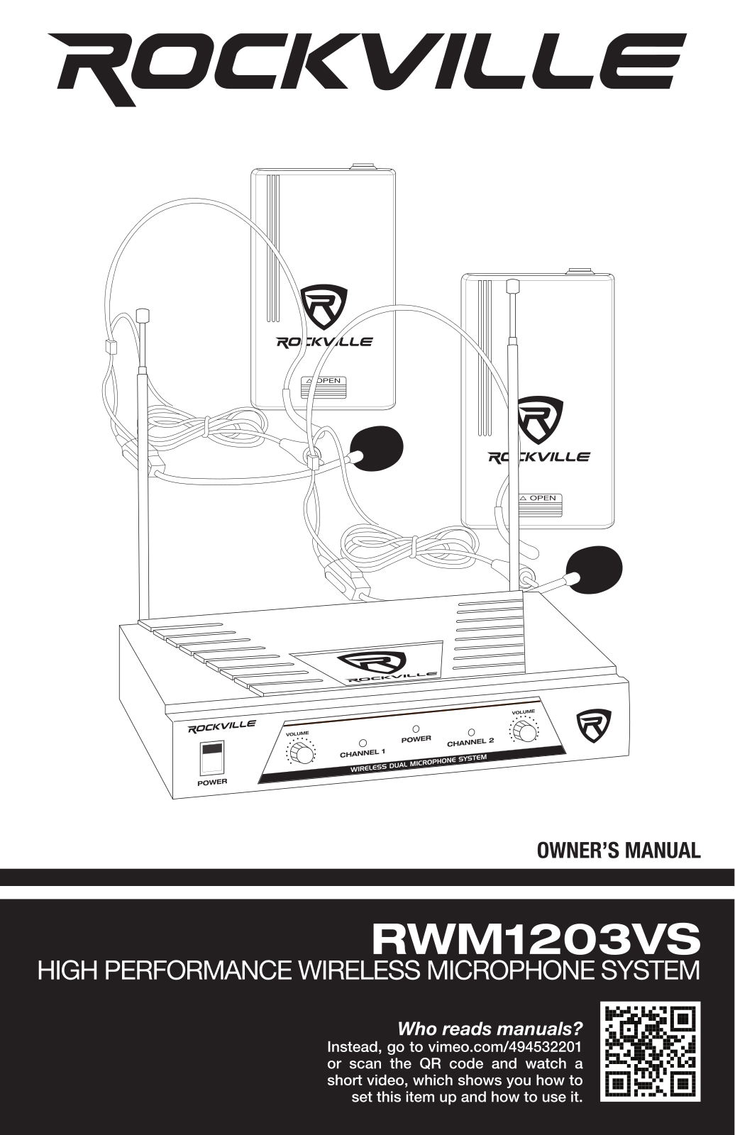 Rockville RWM1203VS Owner's Manual