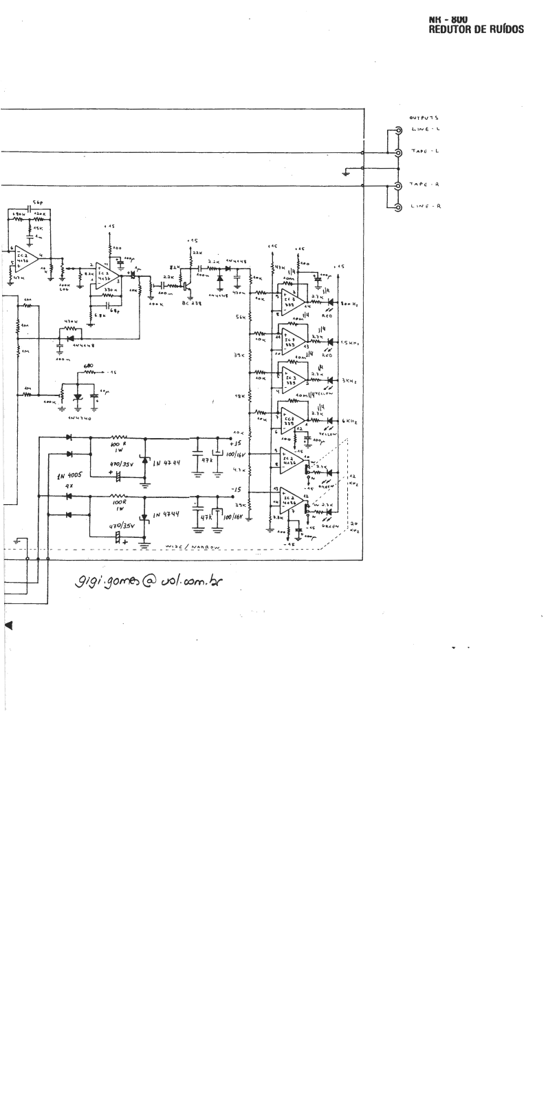 Cygnus NR800 Schematic