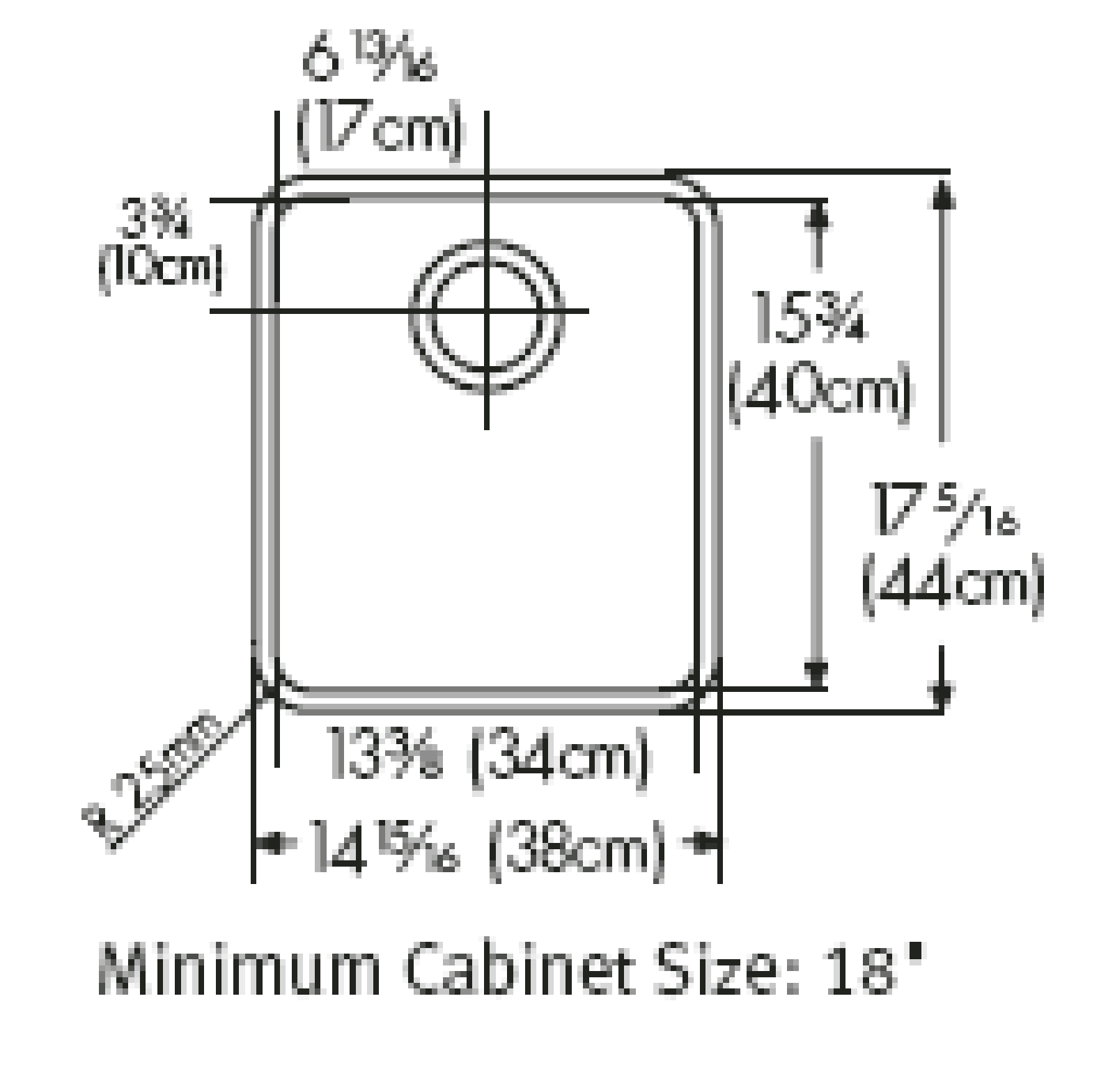 Franke FKX1133 Dimensions - ManualMachine.com